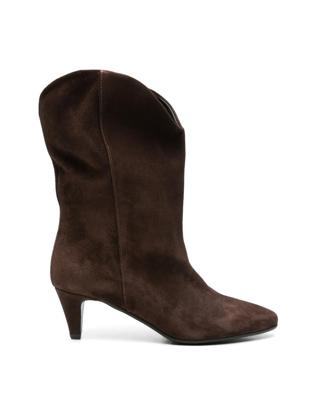 GISEL B Brown Enea Pointed-Toe Boots