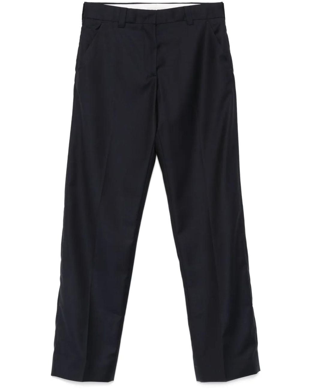 Miu Miu Blue Batavia Trousers