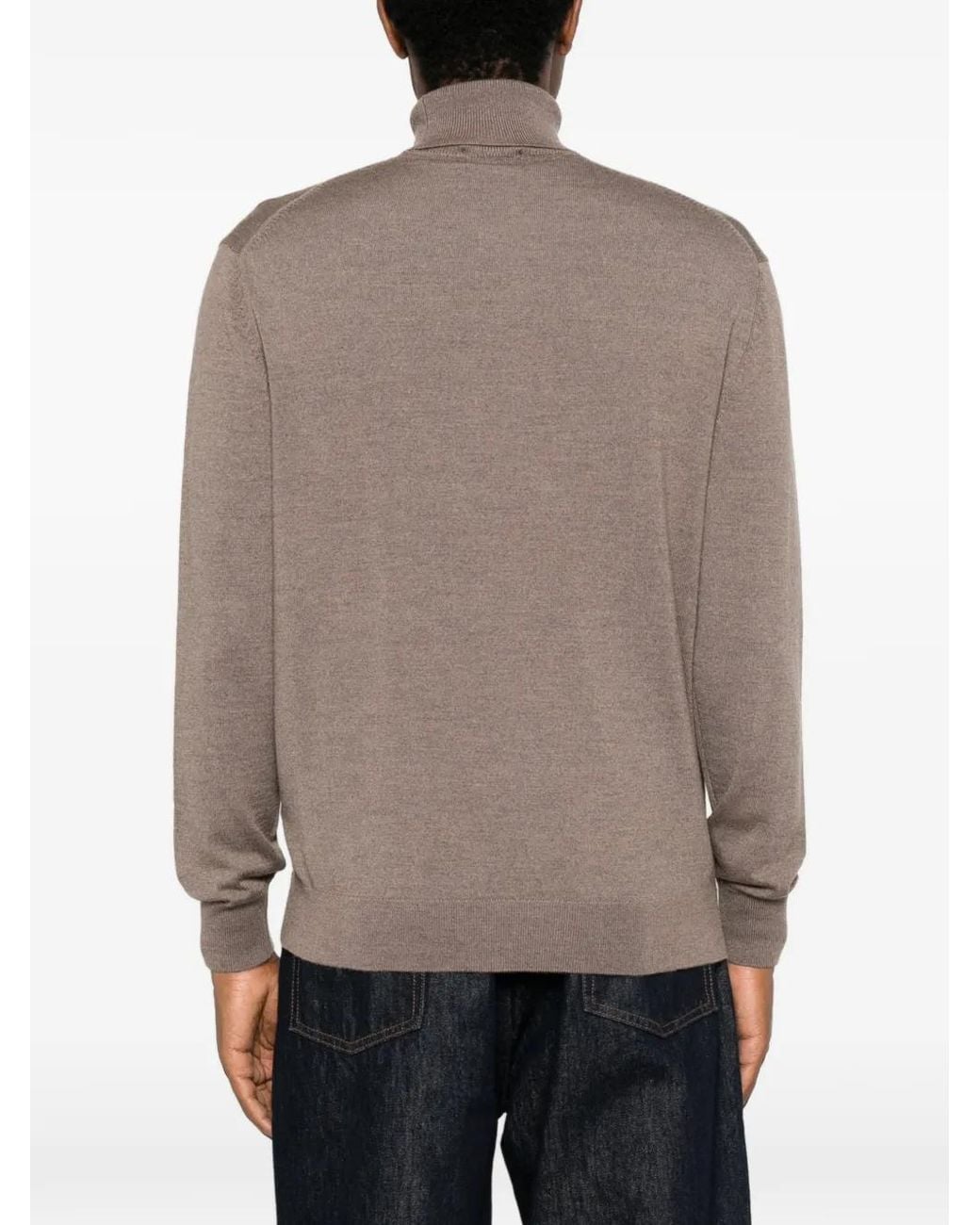 Diana Studio Brown Roll-Neck Sweater for men