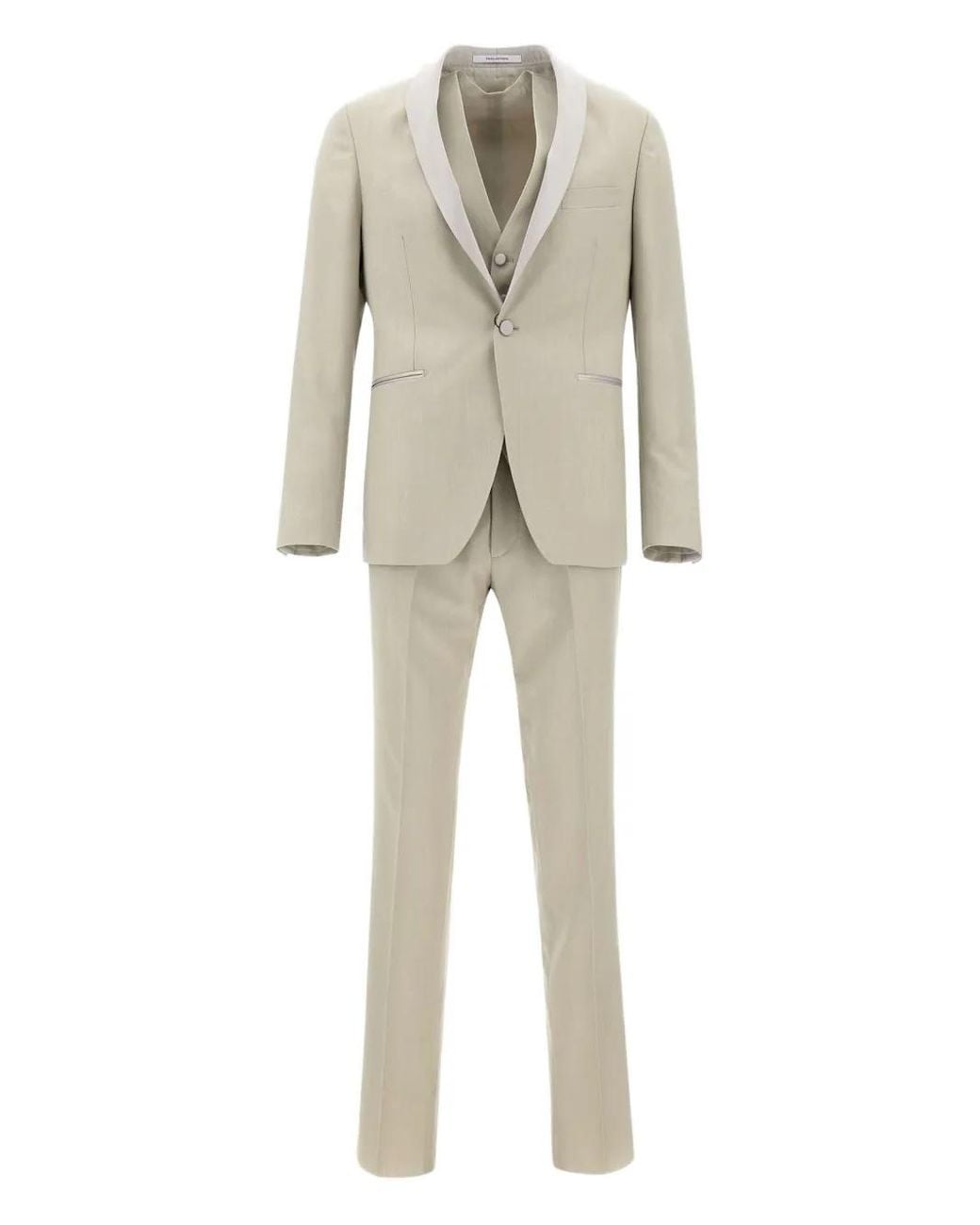 Tagliatore Natural Wool Suit for men