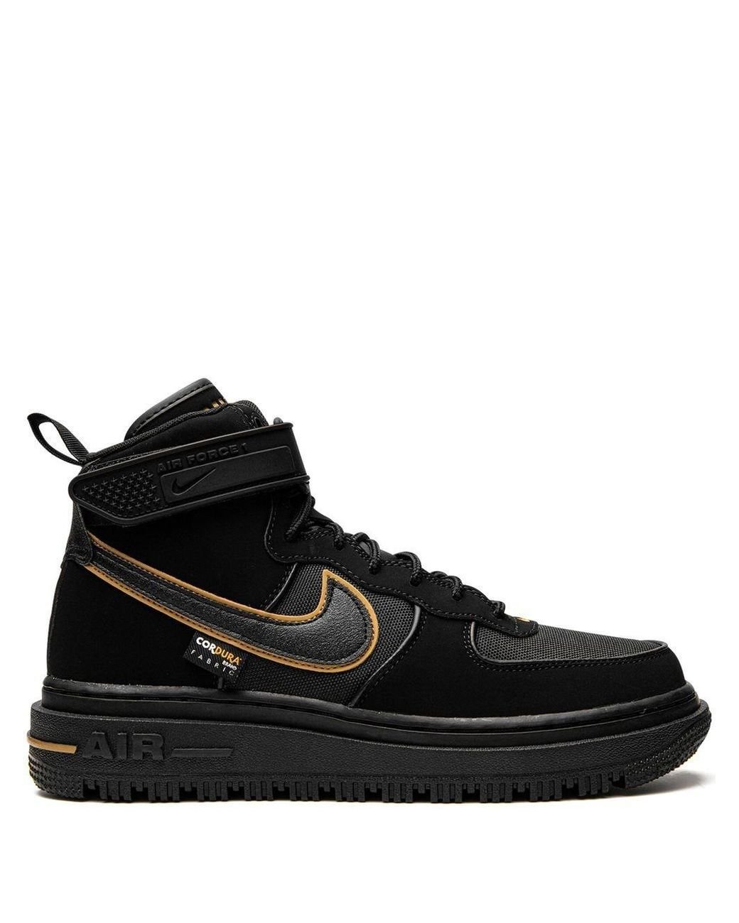 Nike Air Force 1 Boot Cordura Sneakers in Black for Men | Lyst