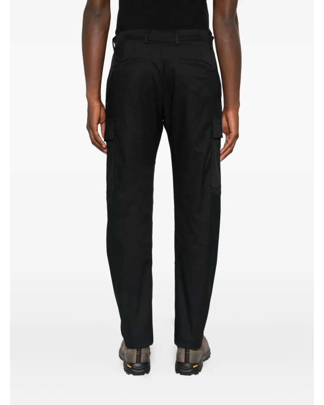 C P Company Black Cargo Pant for men