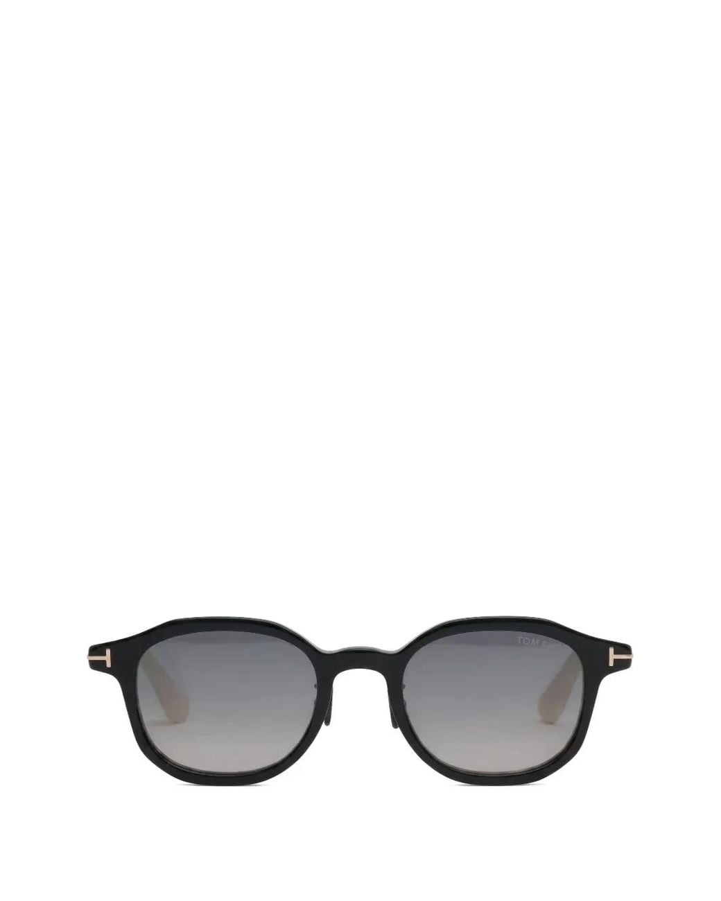 Tom Ford Gray Geometric-Frame Sunglasses