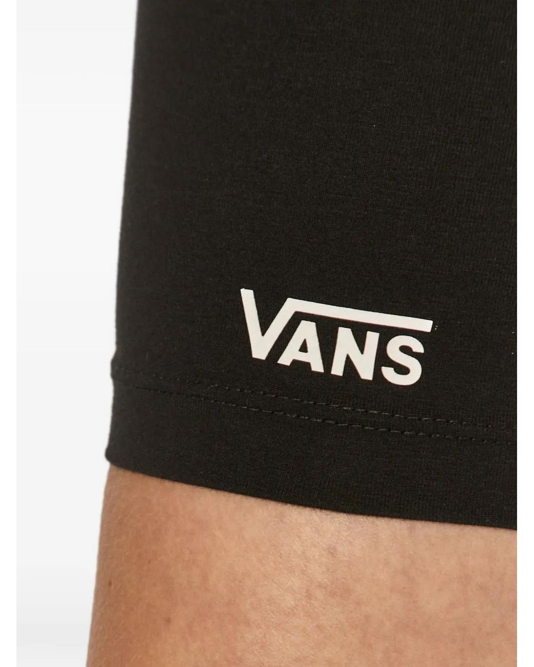 Vans Black Logo-Detail Shorts