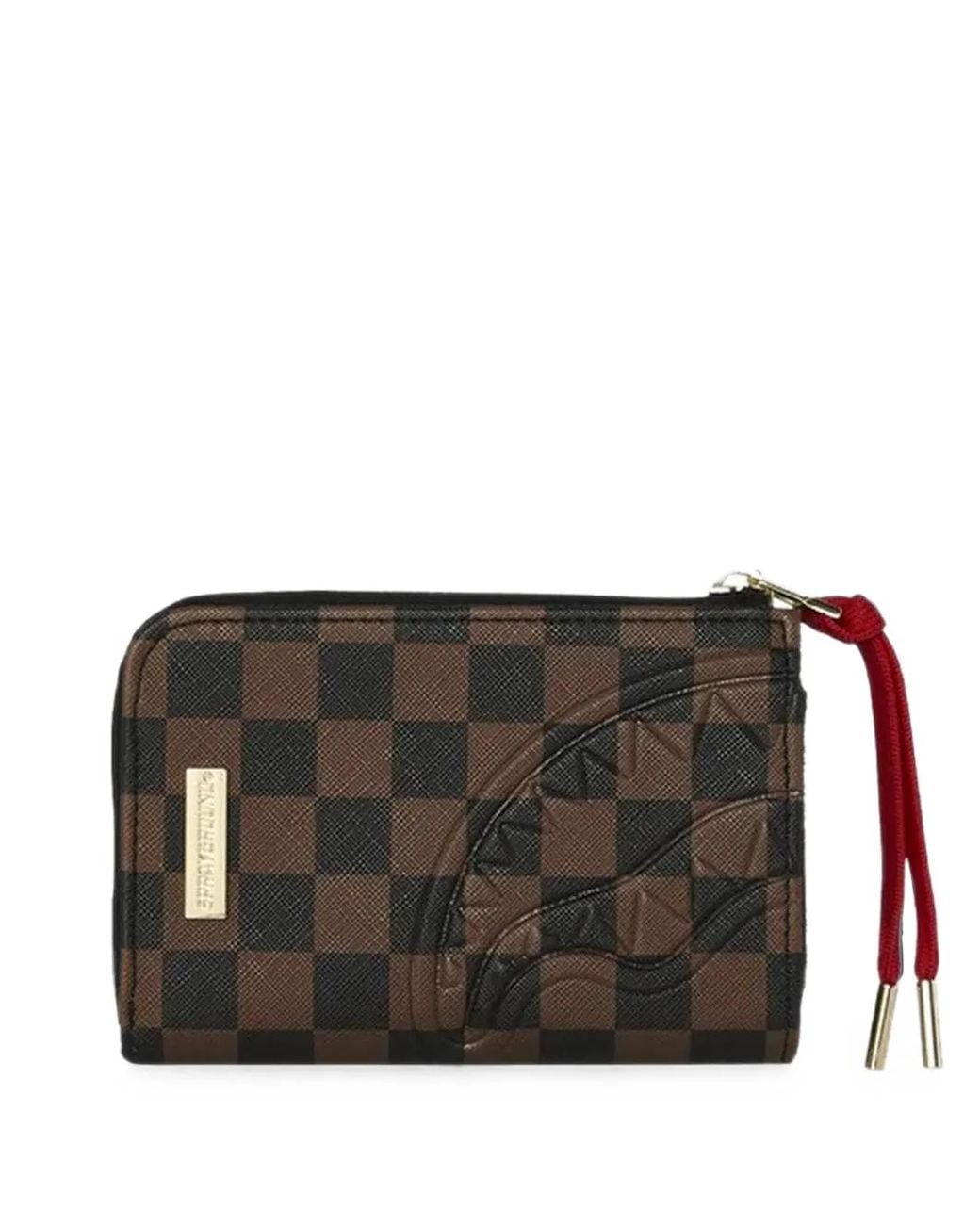 Sprayground Black Redemption Shark Zip-Fastening Wallet for men