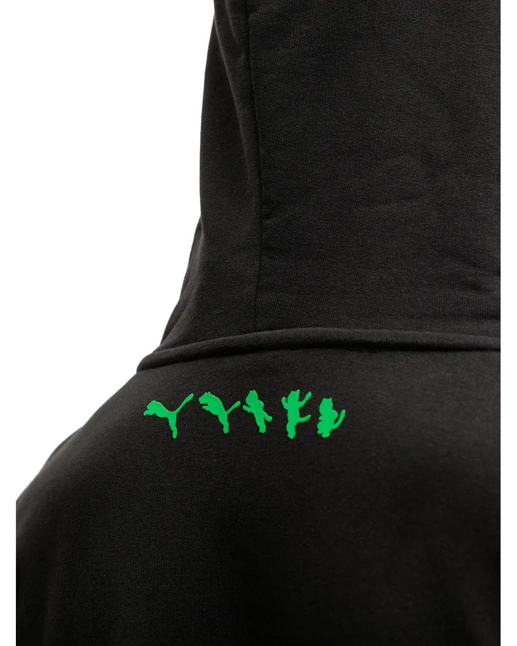 PUMA Black X Ripndip Graphic-Print Hoodie for men