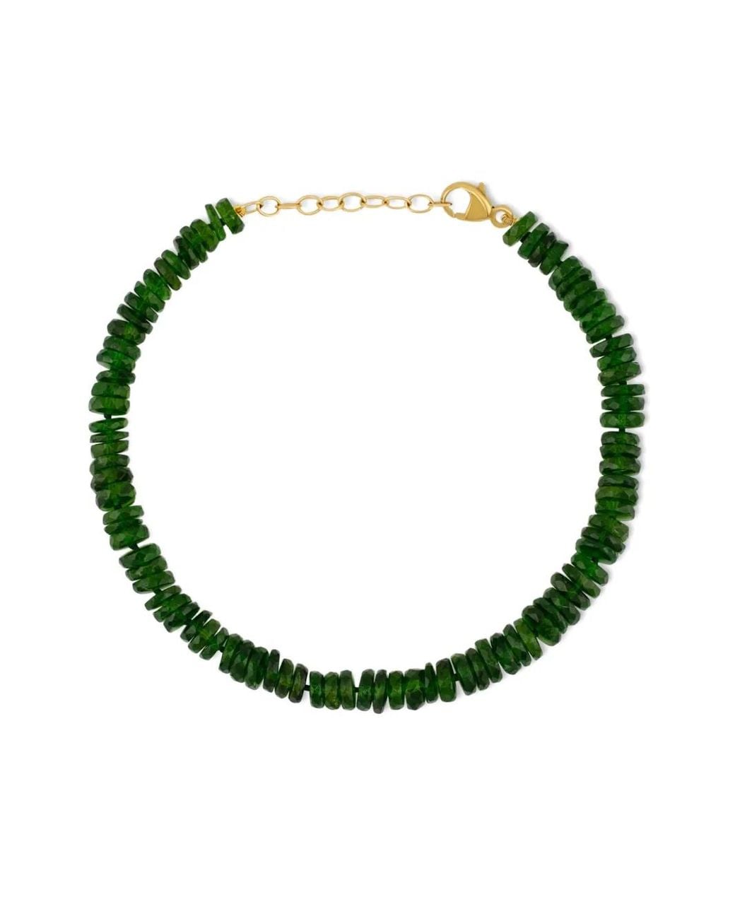 JIA JIA Green 14Ct Aurora Chrome-Diopside Bracelet