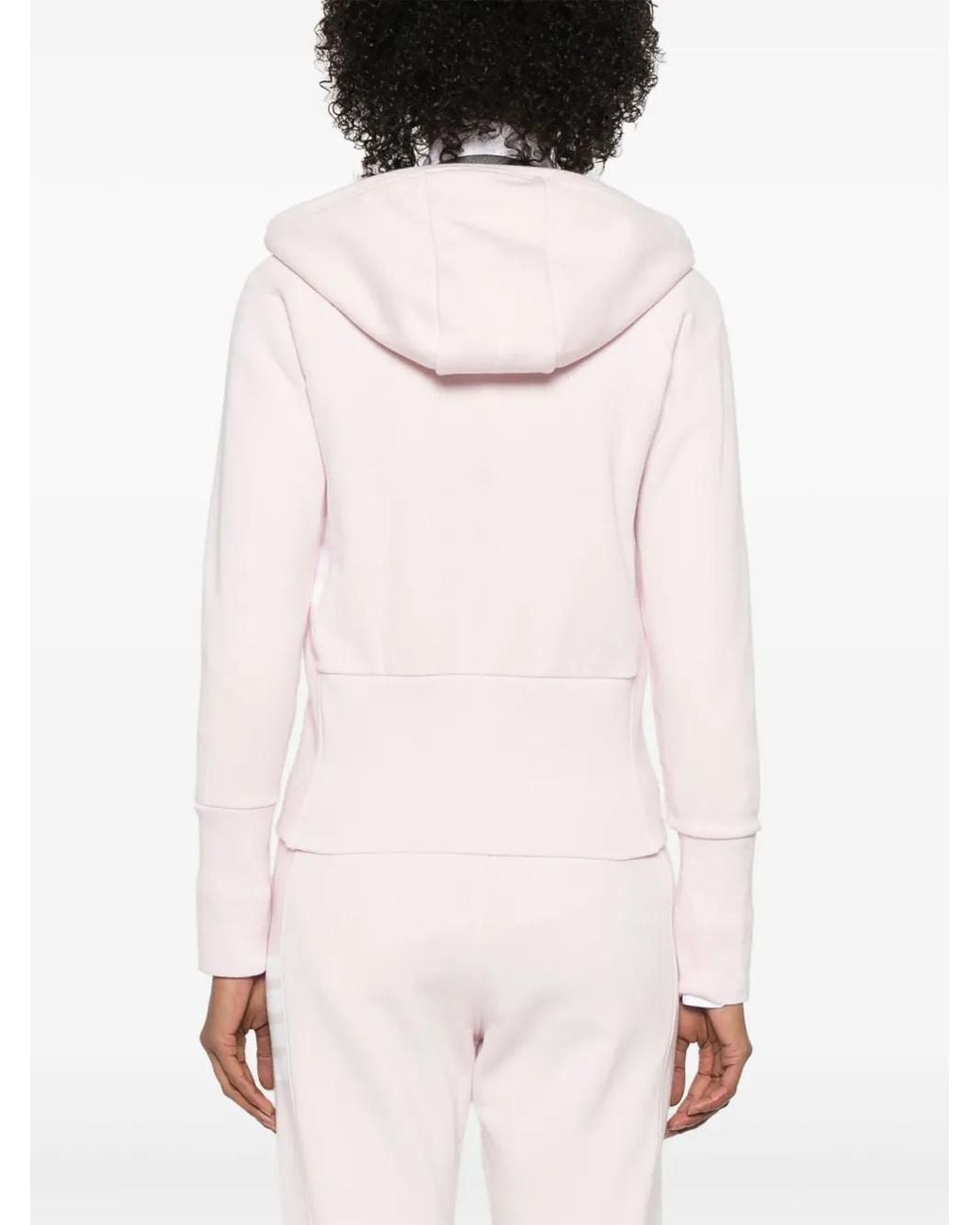Thom Browne Pink 4Bar Cotton Hoodie
