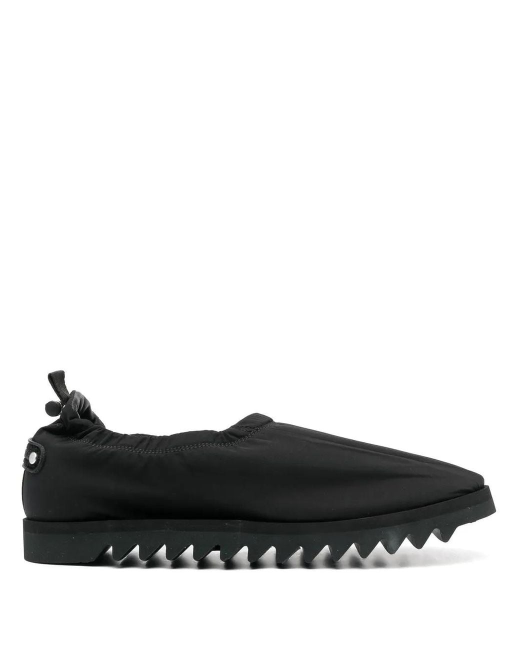 A_COLD_WALL* Black Drawstring Slip-On Sneakers for men