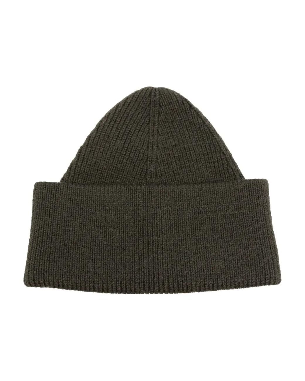 Craig Green Green Eyelet-Detail Ribbed-Knit Beanie for men