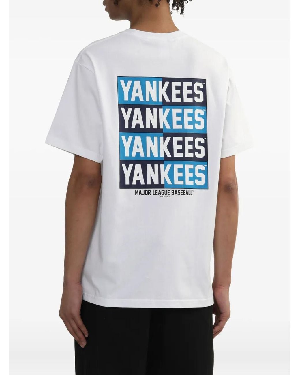 KTZ White New York Yankees-Logo T-Shirt for men