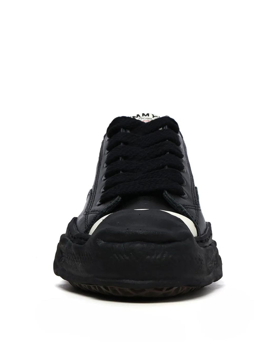 Maison Mihara Yasuhiro Black Hank Og Sole Leather Sneakers