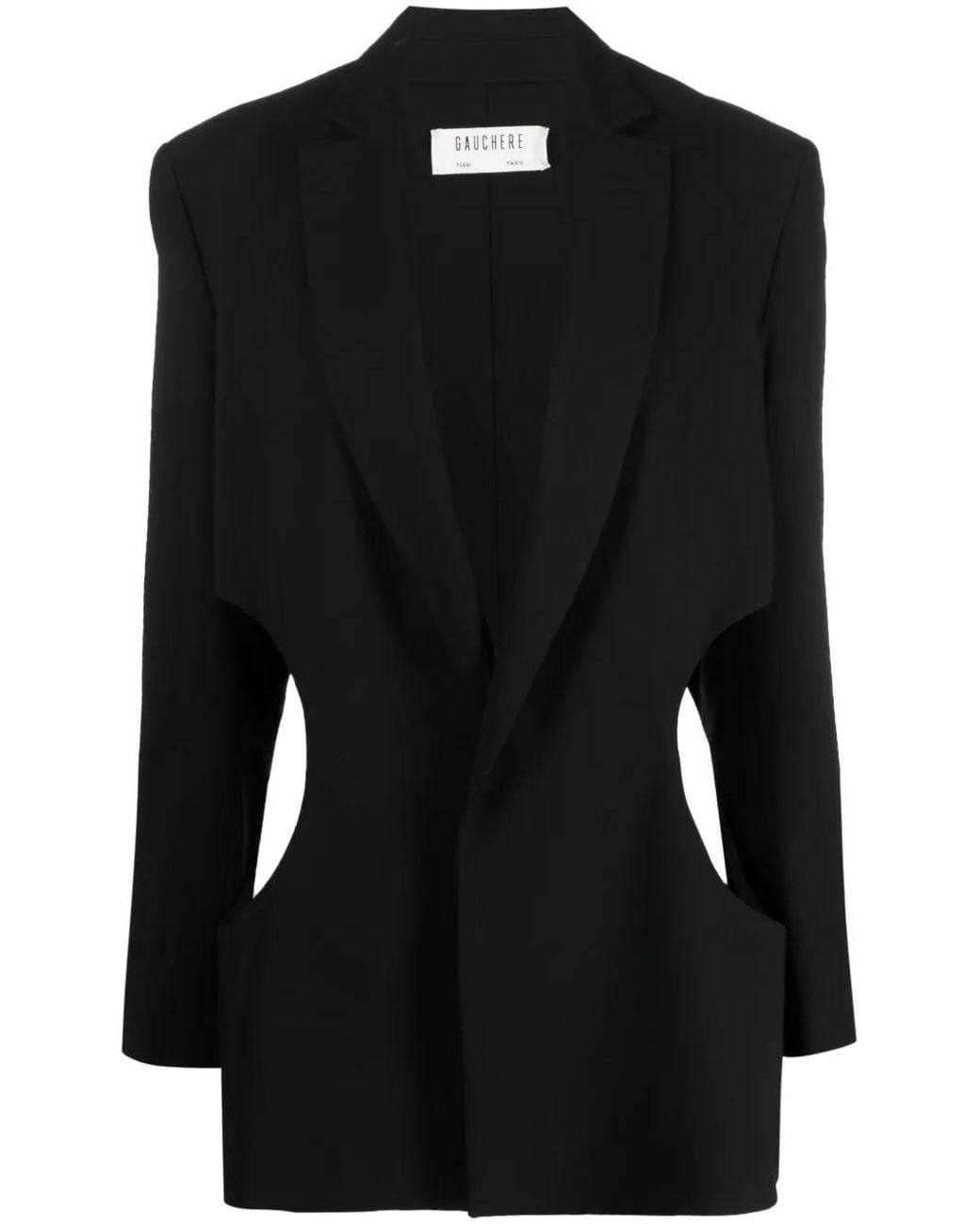 Gauchère Black Blazer Mit Cut-Outs