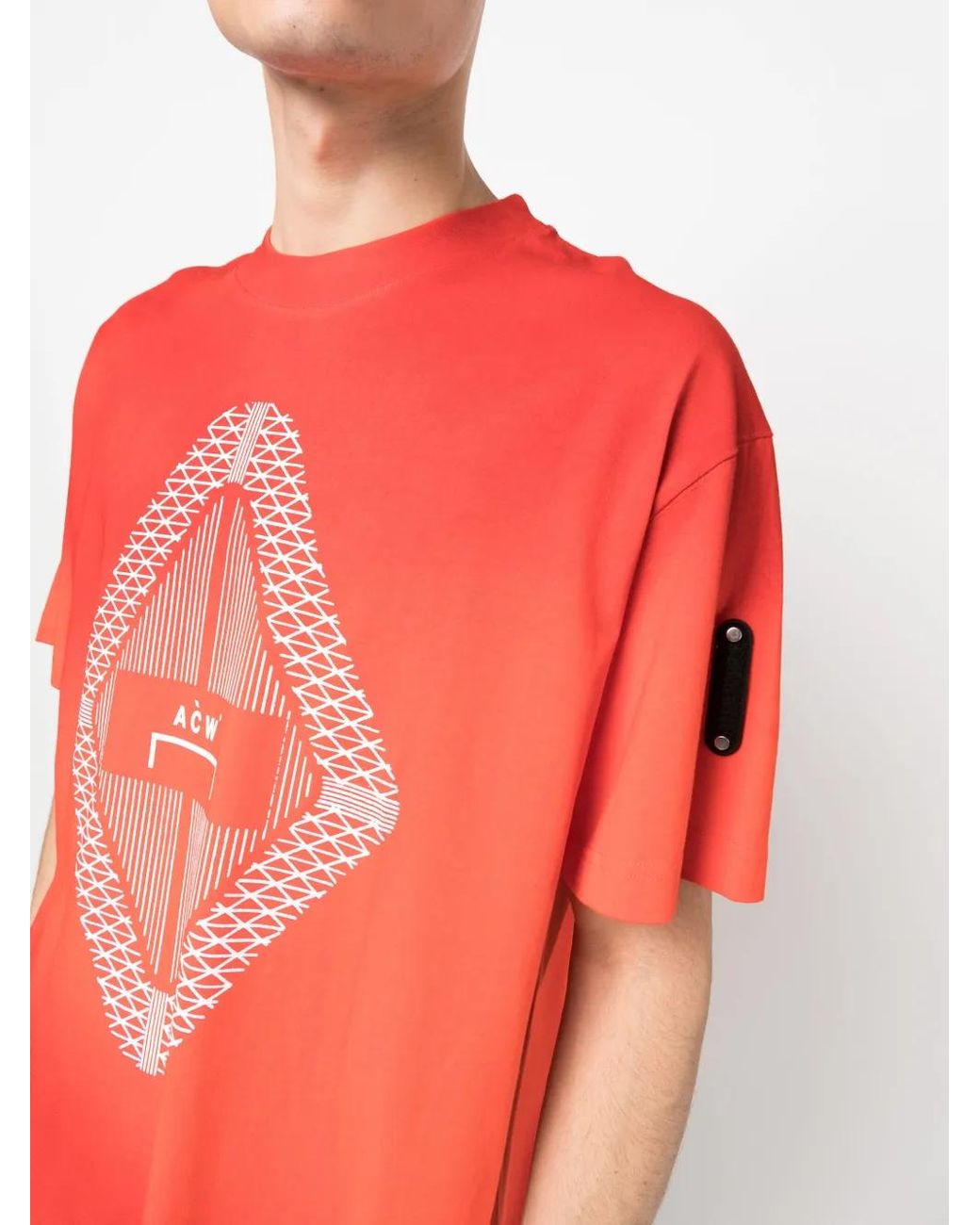 A_COLD_WALL* Pink T-Shirt À Logo Gradient Imprimé for men