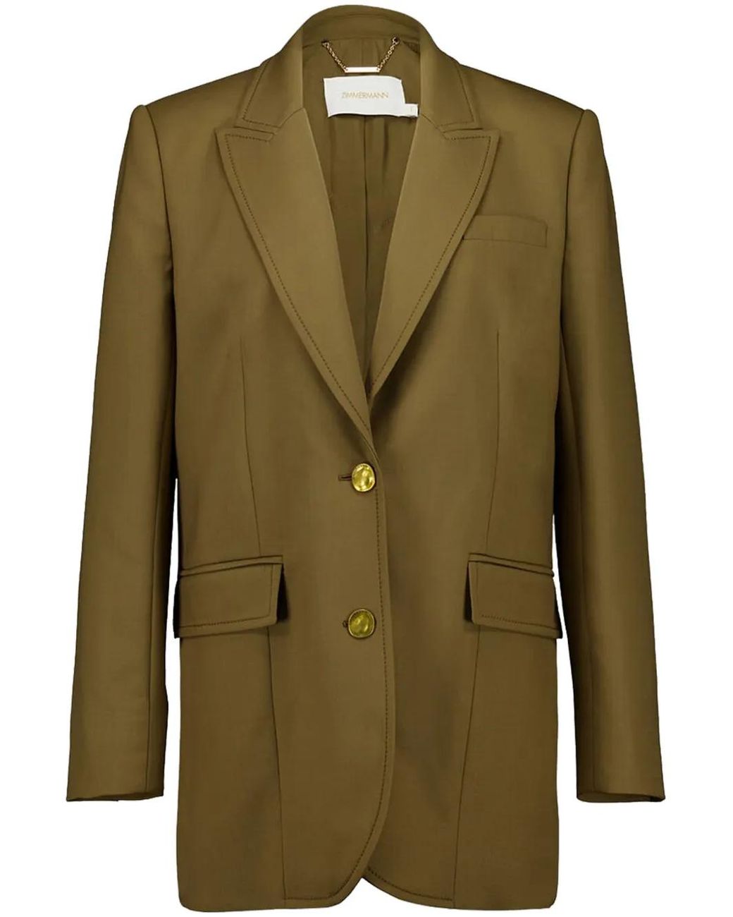 Blazer Crush Zimmermann en coloris Green