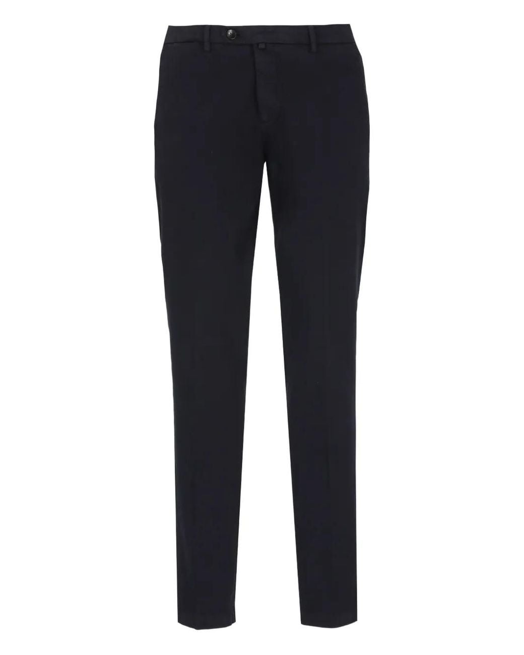 Briglia 1949 Blue Button Trousers for men