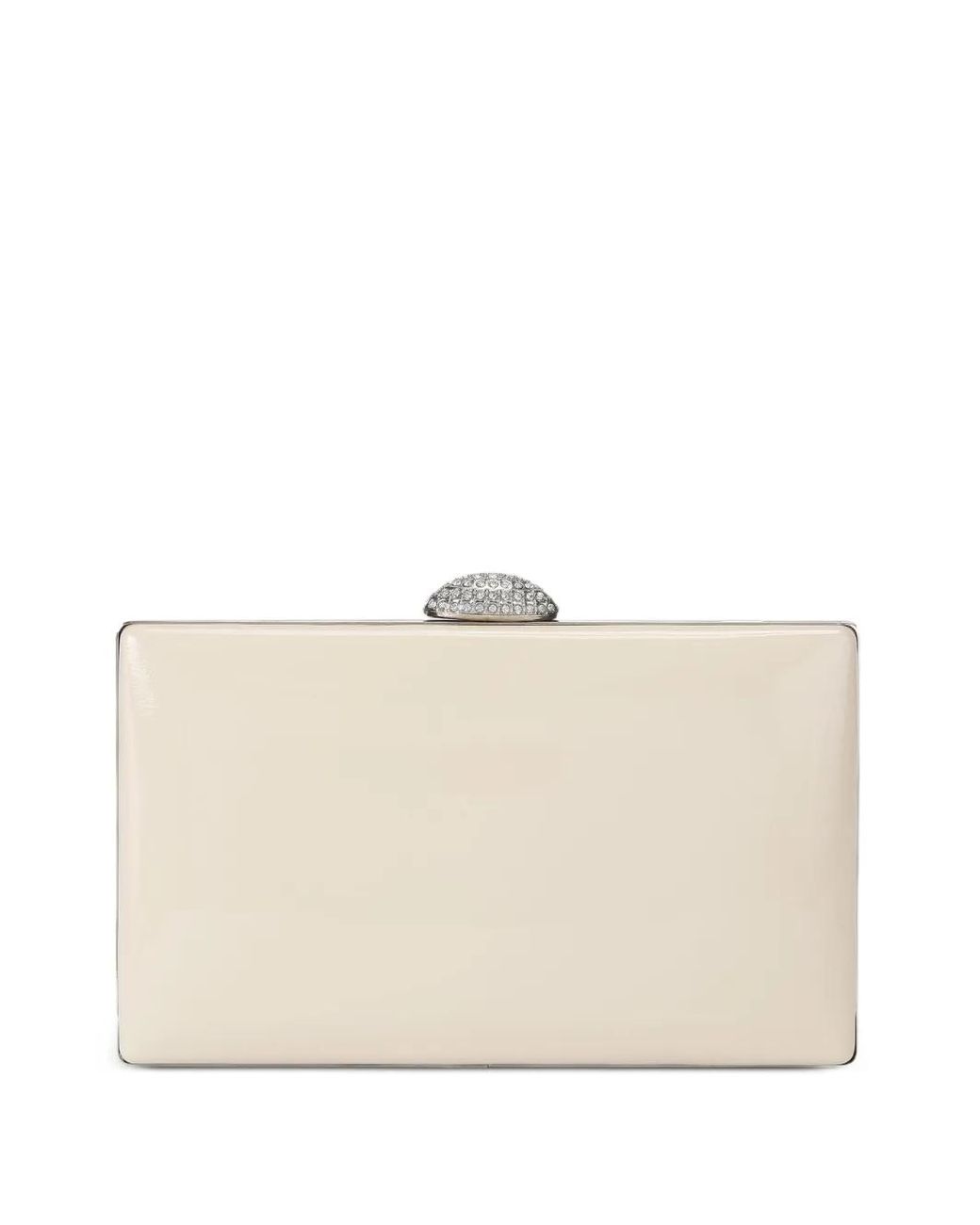 Kurt Geiger Natural Crystal Box Clutch