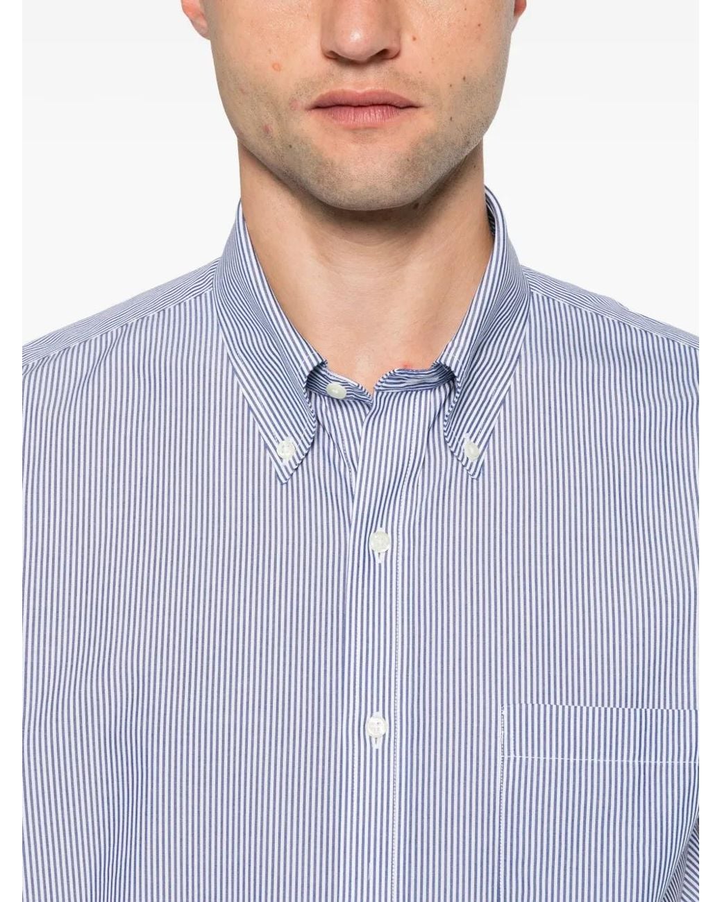 Brooks Brothers Purple Striped Button-Down Shirt for men