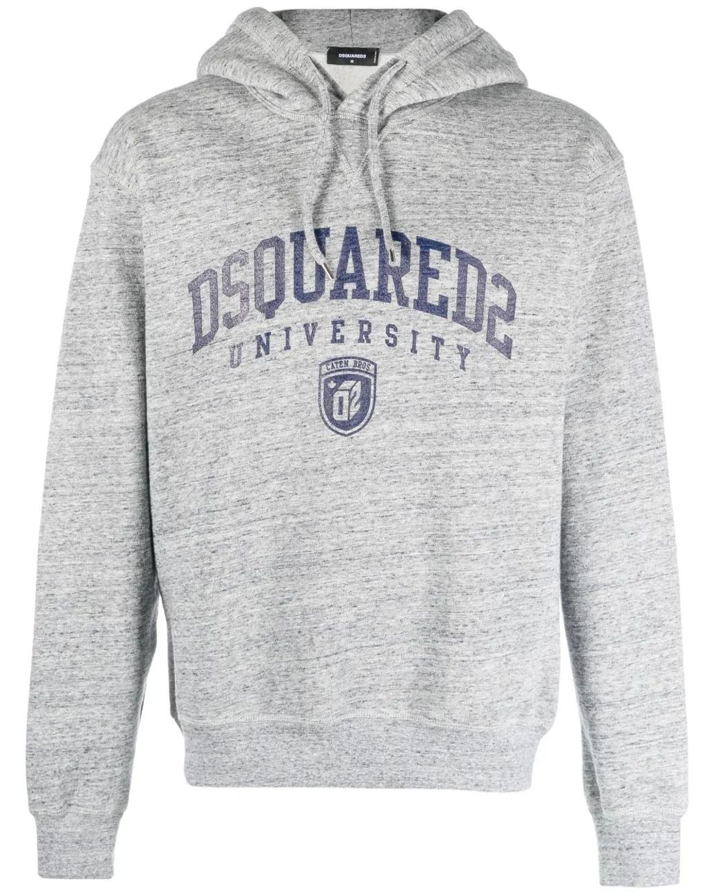 Sudadera Con Capucha Y Logo DSquared² de hombre de color Gray