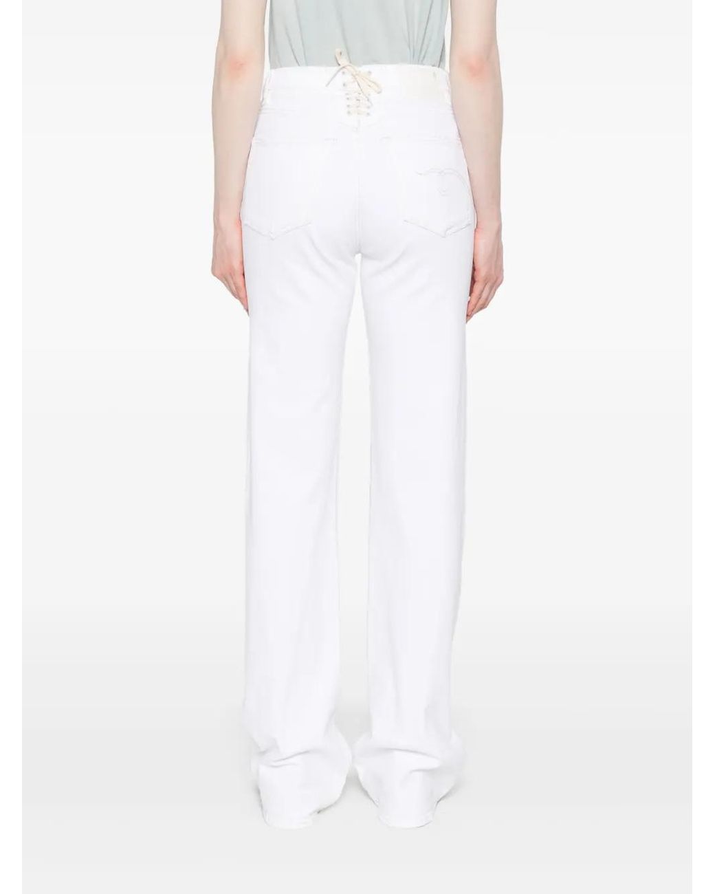 R13 White Jane Jeans