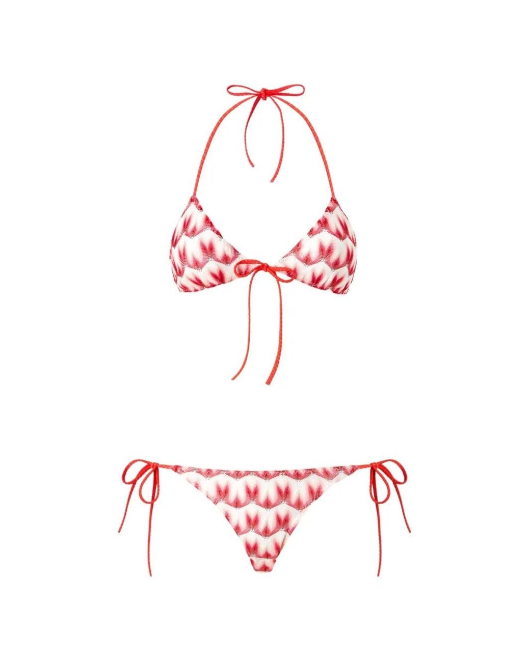 Missoni Red Triangle Bikini