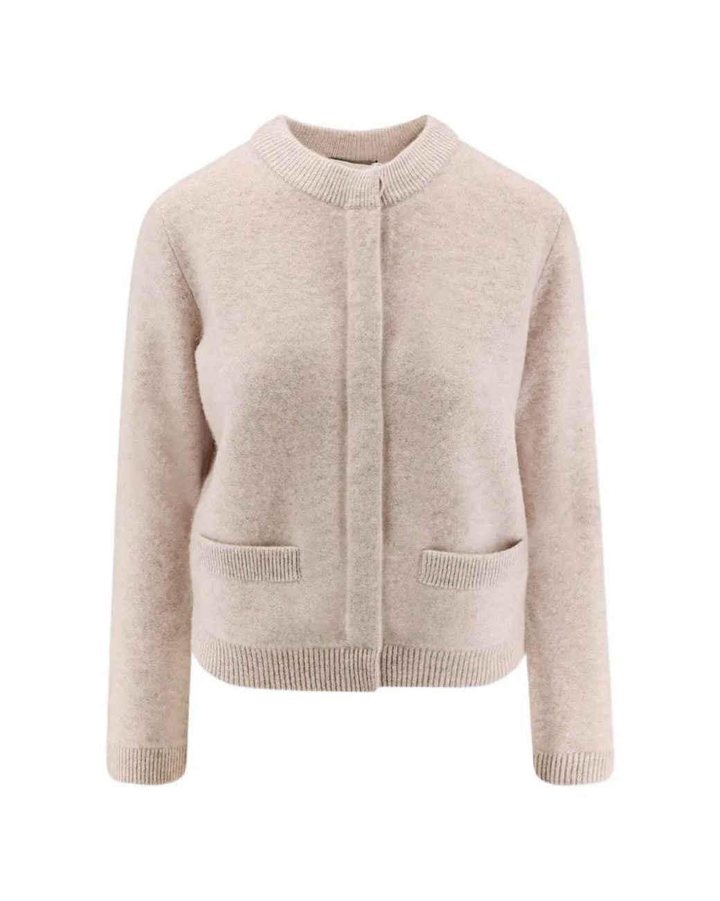Vince Natural Front-Pocket Cardigan