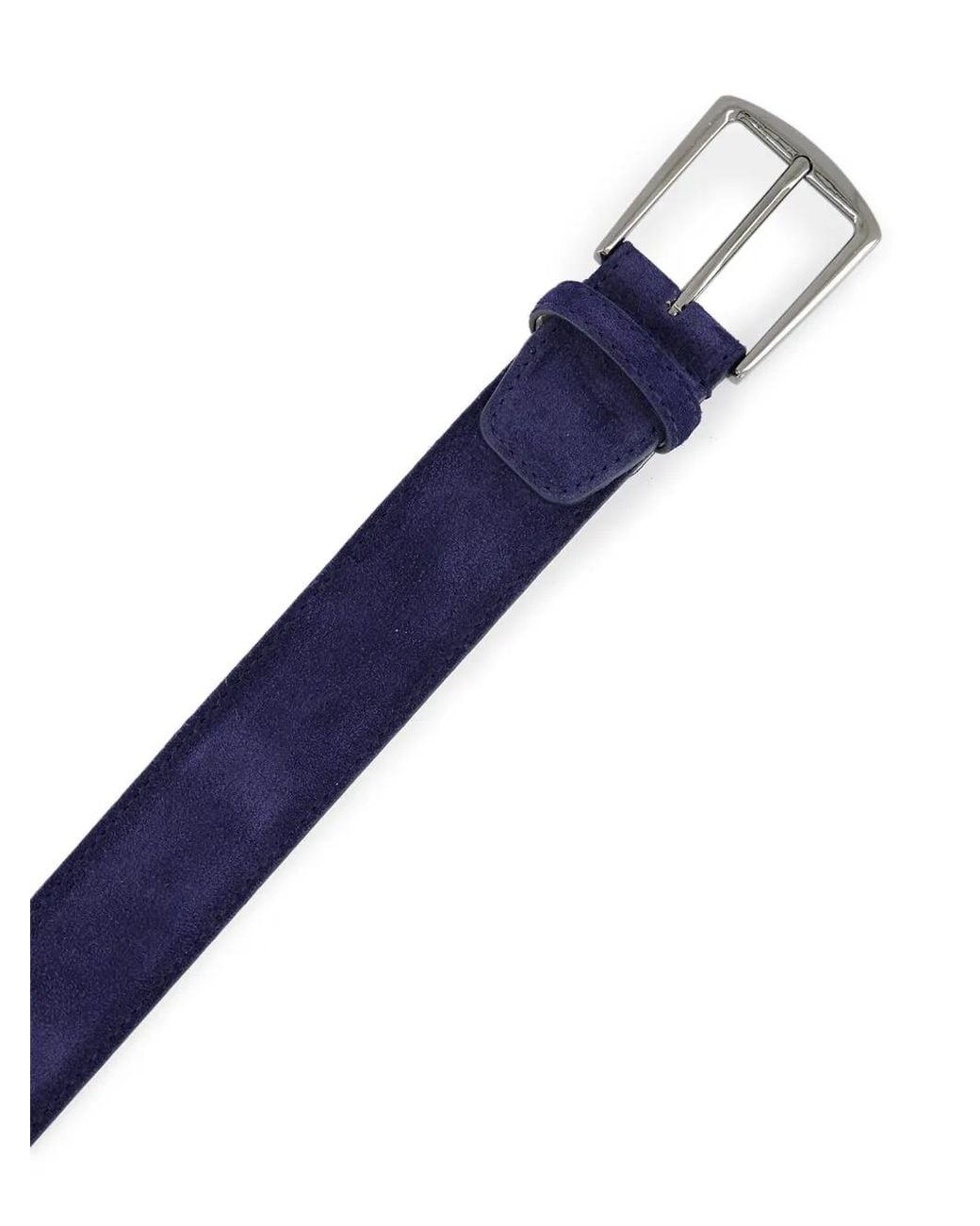 Aurélien Blue Suede Belt for men