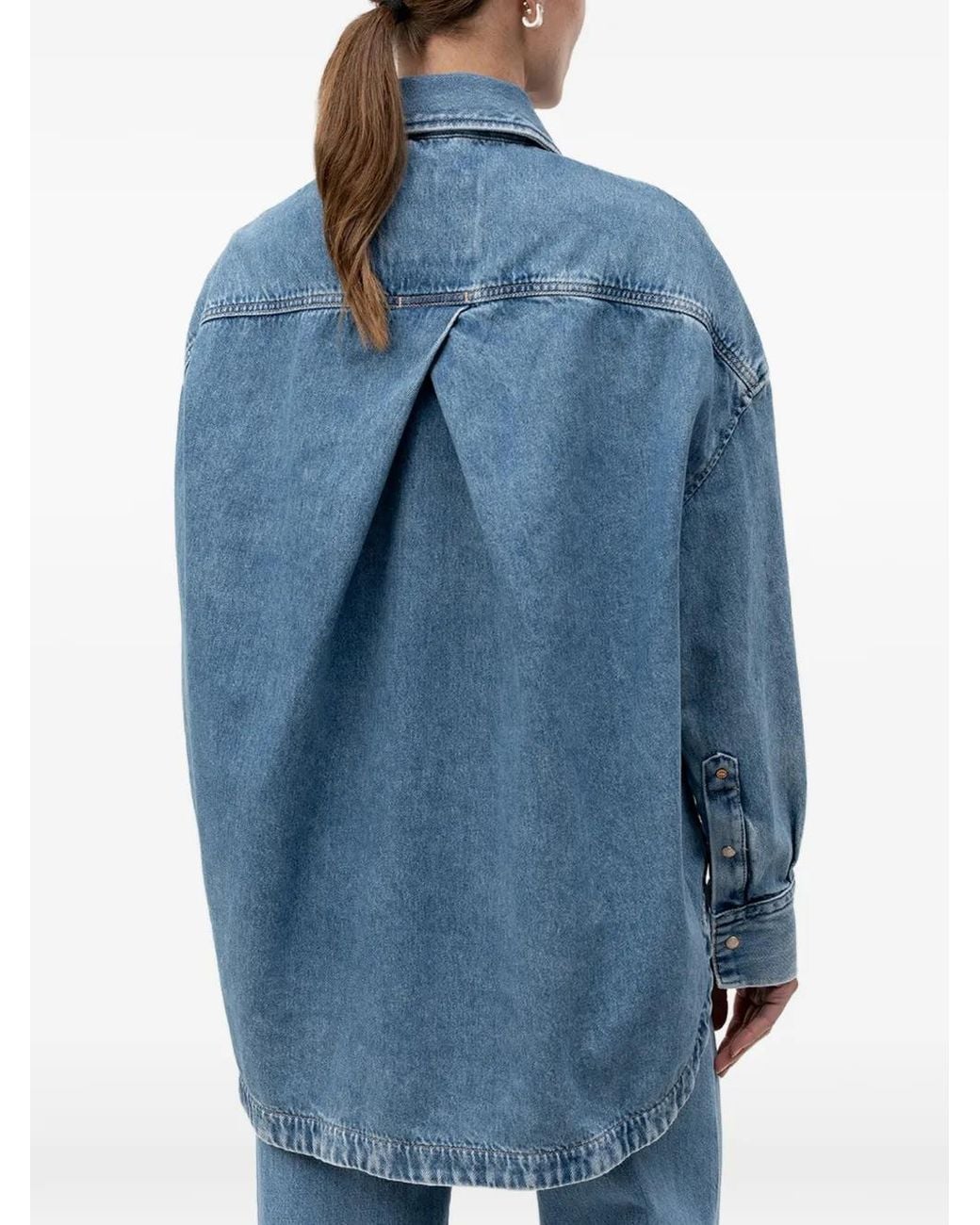 Boss Blue Oversize-Fit Shirt
