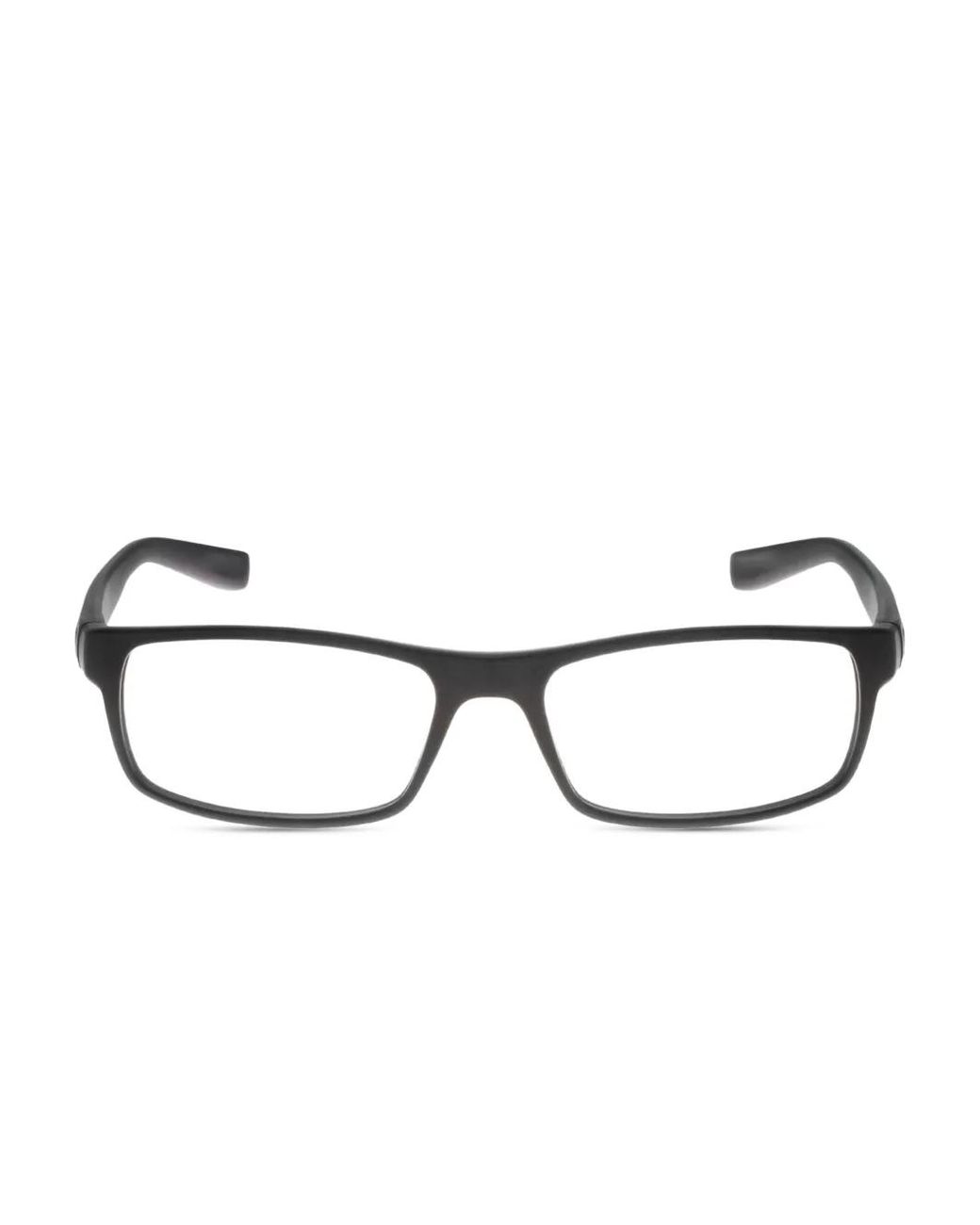 Nike Brille Mit Eckigem Gestell in Metallic für Herren