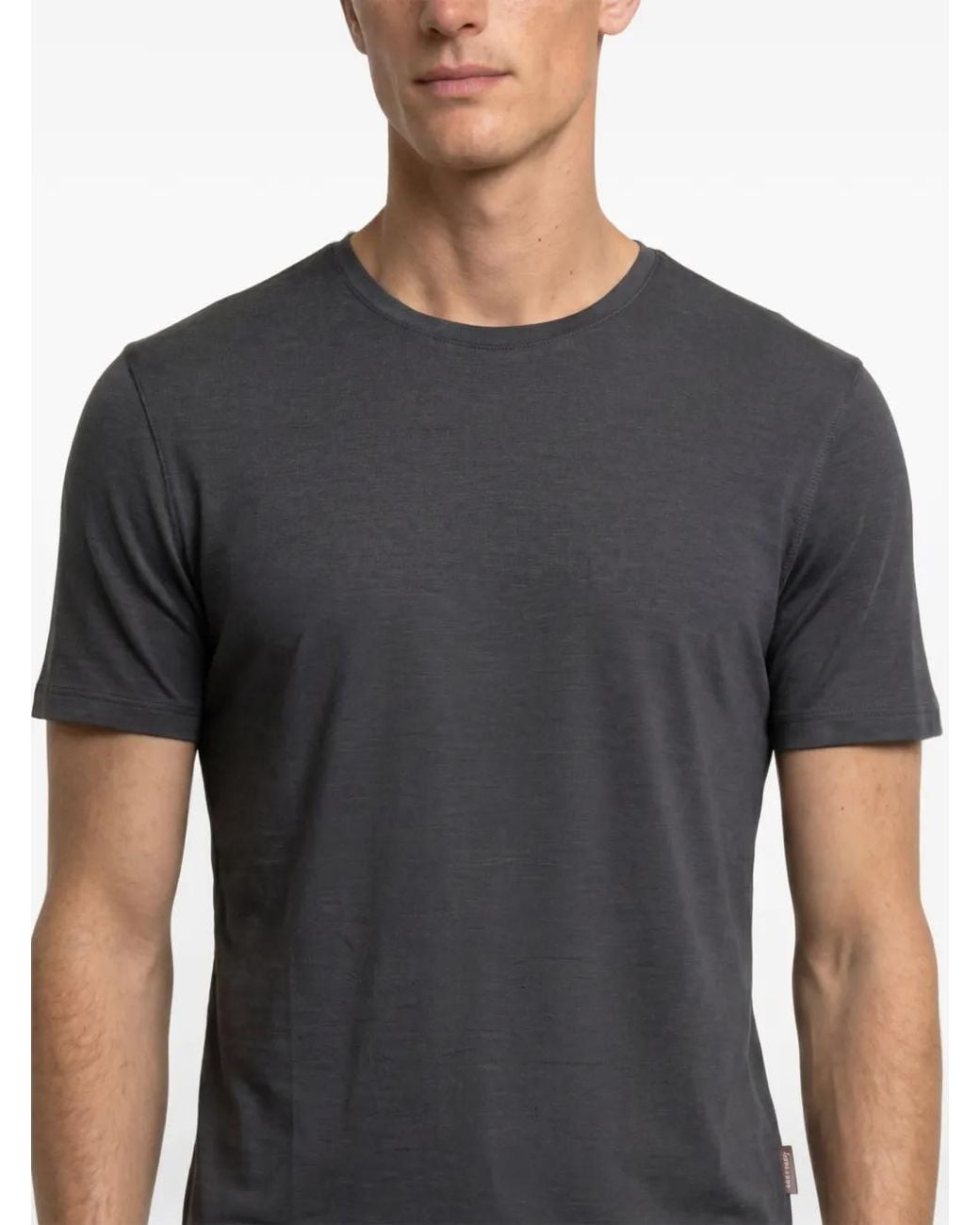 Orlebar Brown Black Ob-T Lux Merino T-Shirt for men