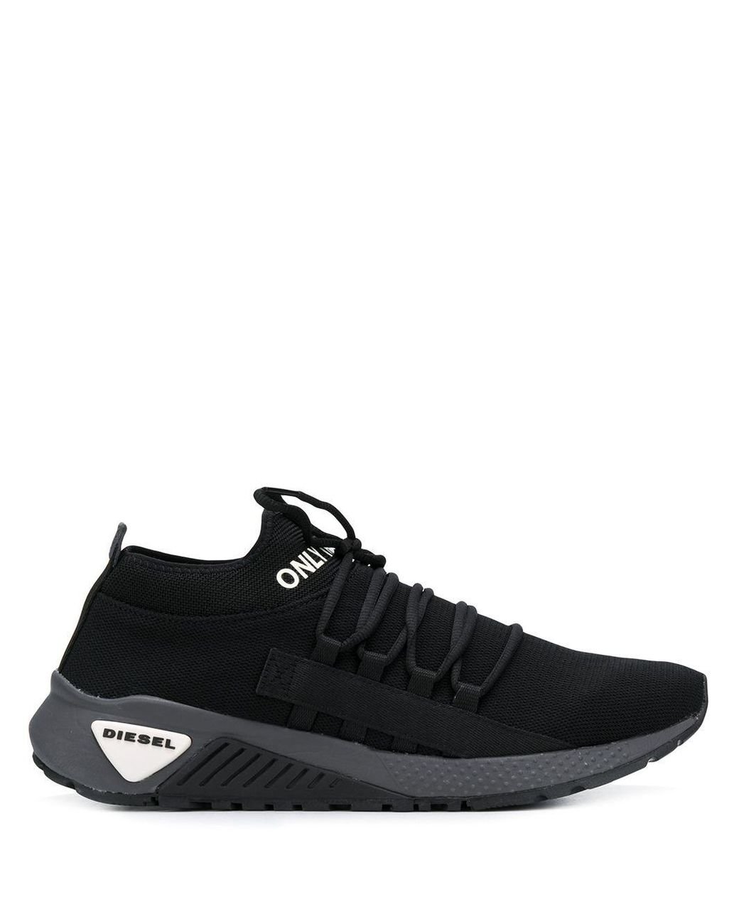 DIESEL High Top Only The Brave Sneakers in Black for Men | Lyst DIESEL High Top Only The Brave Sneakers in Black for Men | Lyst