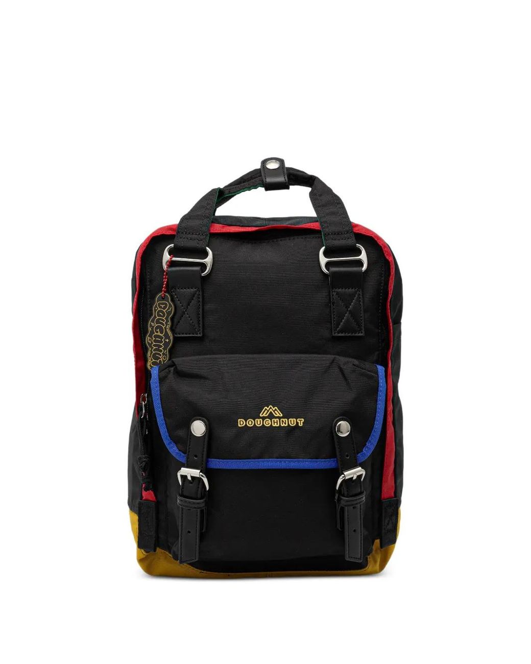 Doughnut Black Macaroon You-Niverse Logo-Embroidered Backpack