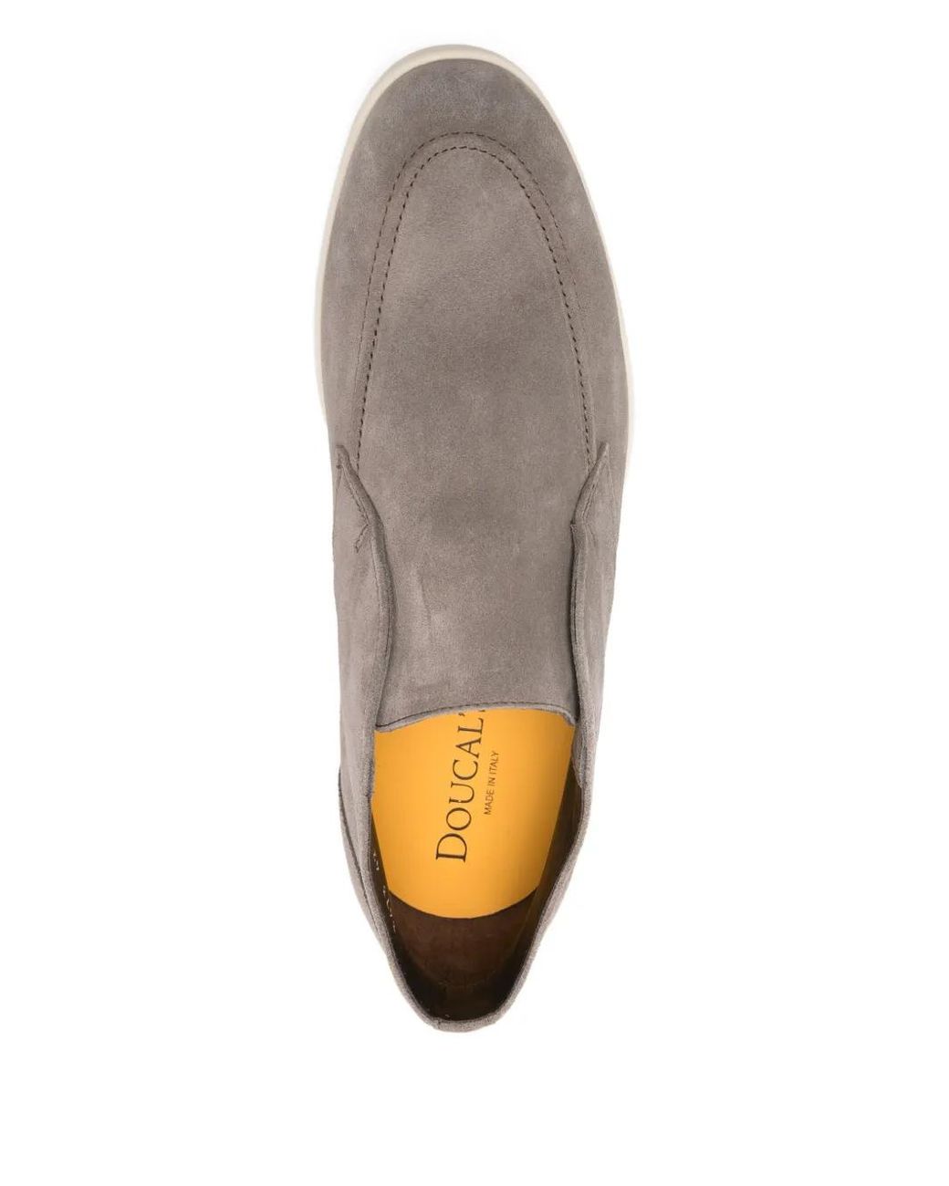 Doucal's Gray Suede Boots for men