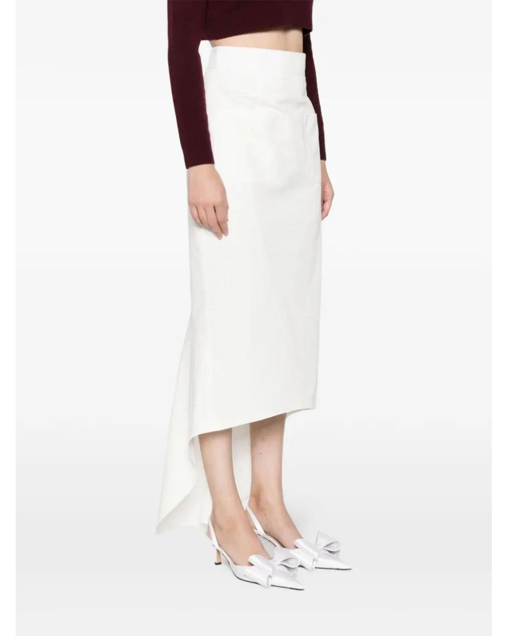 Prada スカート ホワイト | Lyst