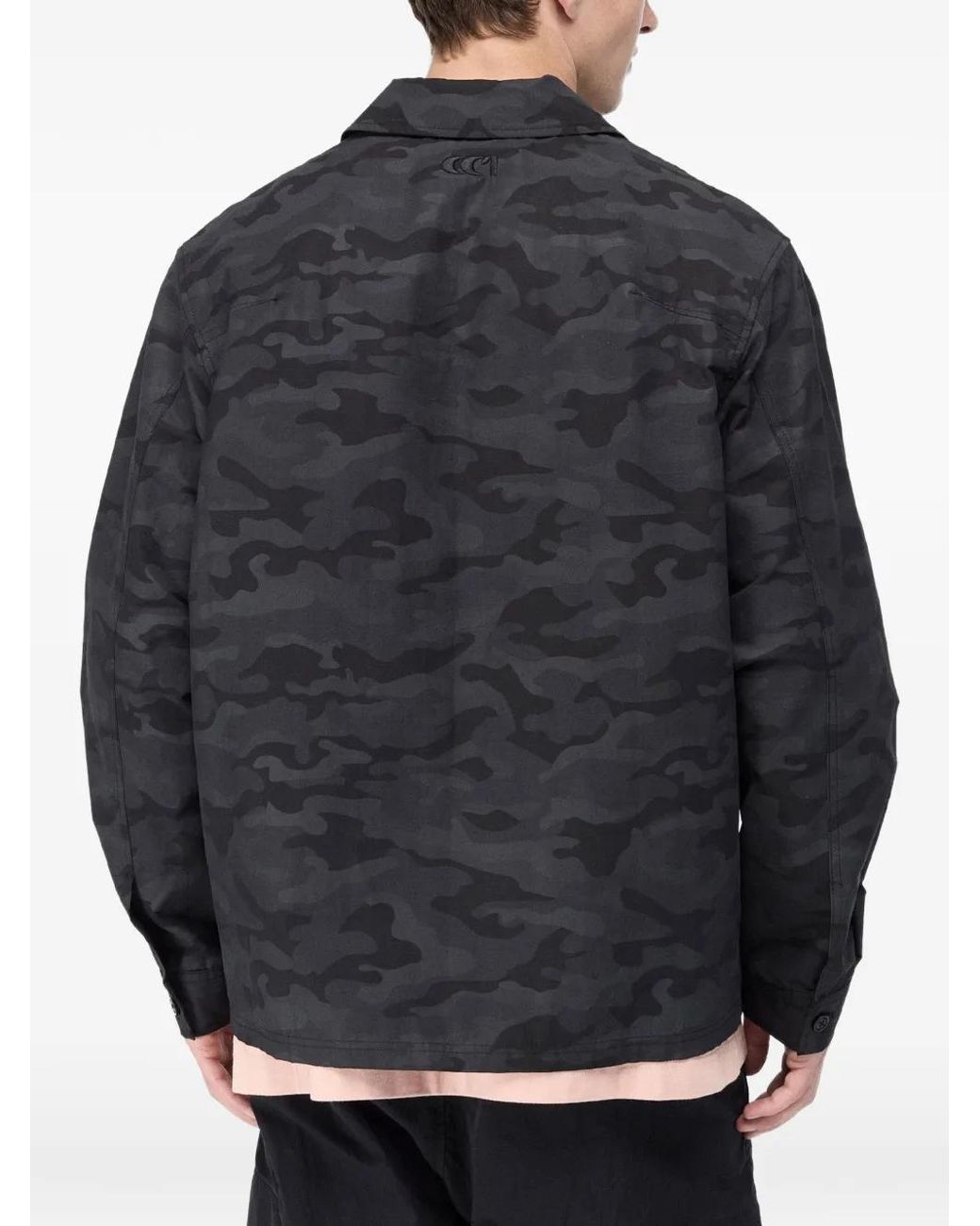 CIARAN Blue Cc1 Street Camo Overshirt