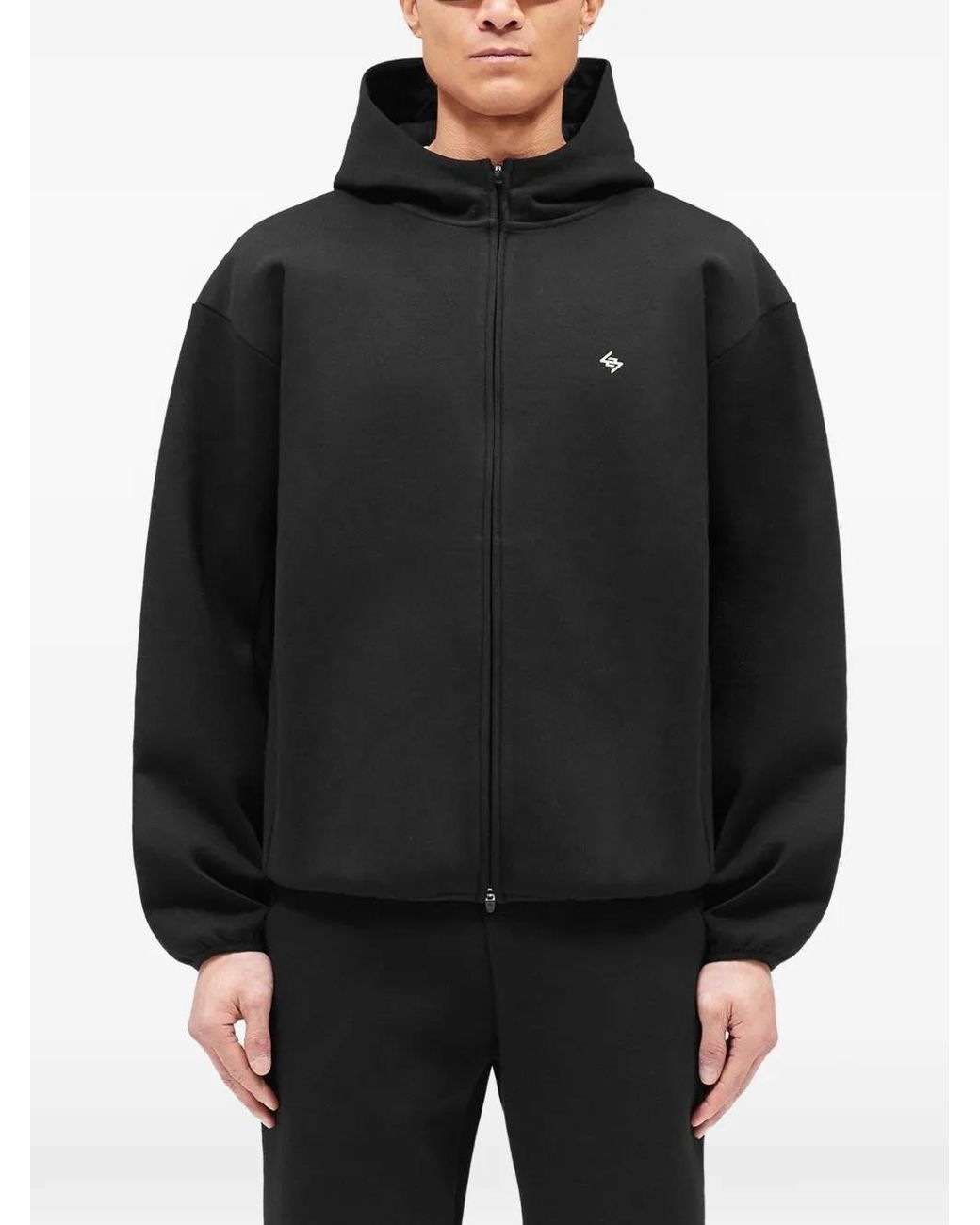 Represent Black 247 Form Zip Hoodie for men