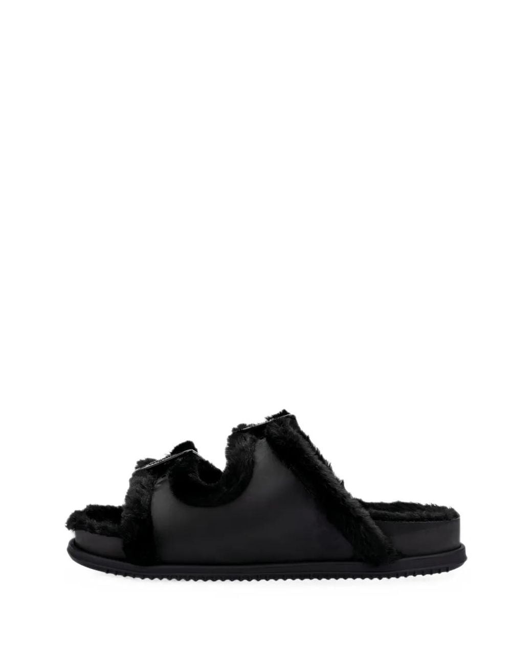 Melissa Black Cozy Warm Sandals