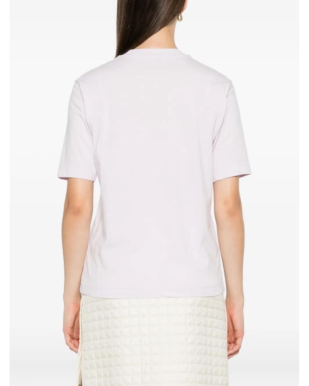 Moncler White T-Shirts And Polos
