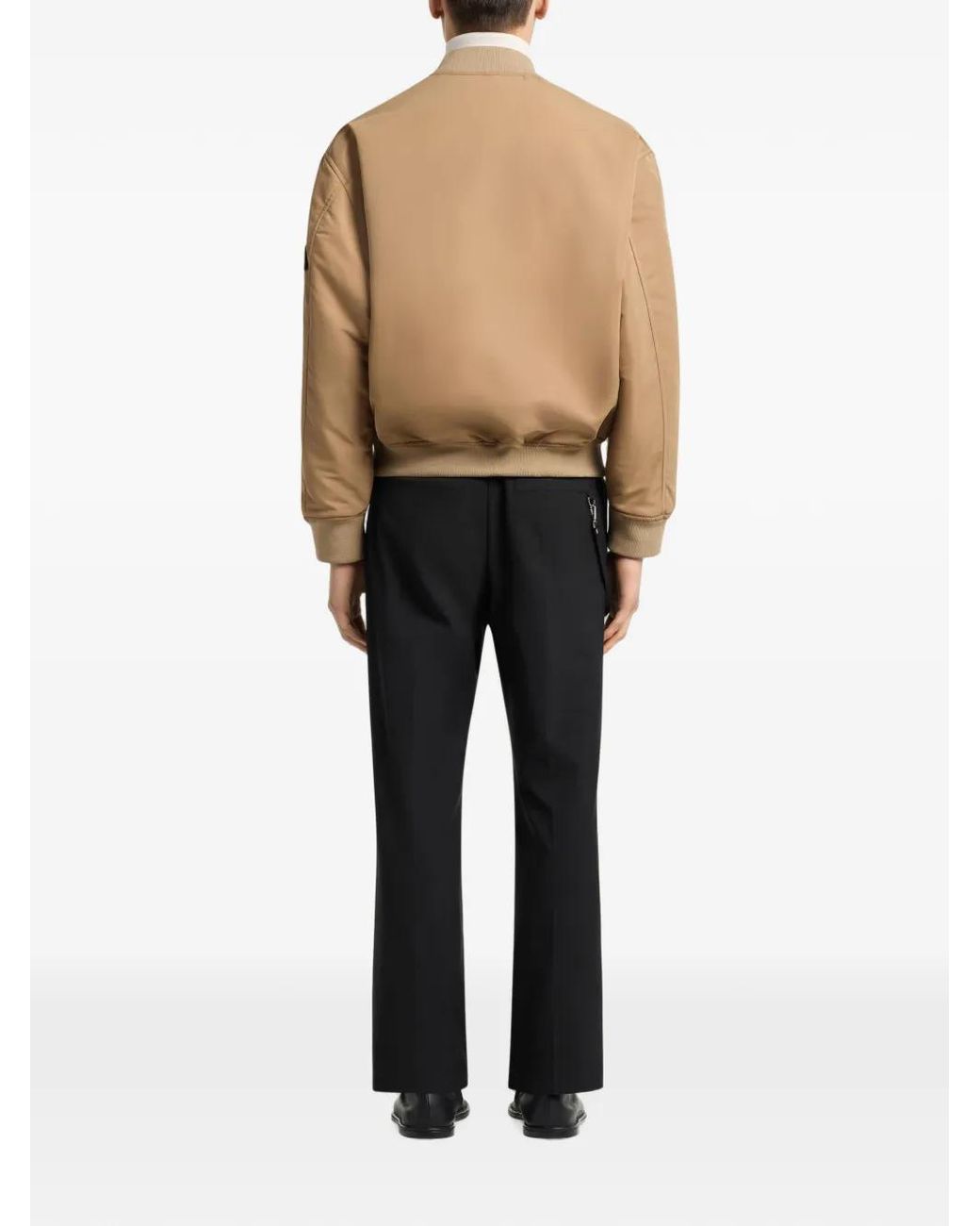 Courreges Natural Nylon Bomber Jacket