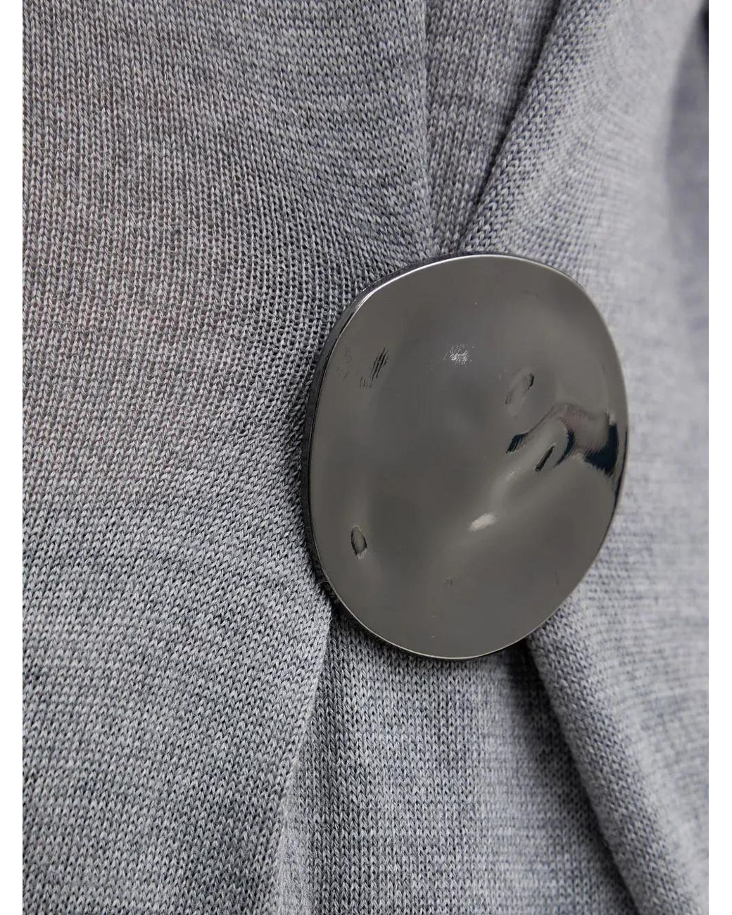 SIMONA CORSELLINI Gray Embellished Sweater