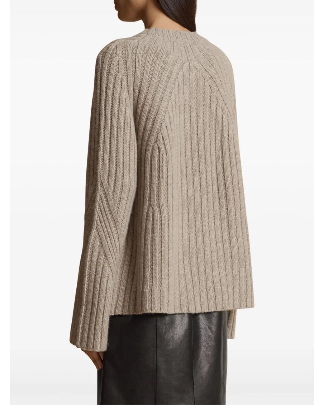 Khaite Brown The Cashmere Calvin Sweater