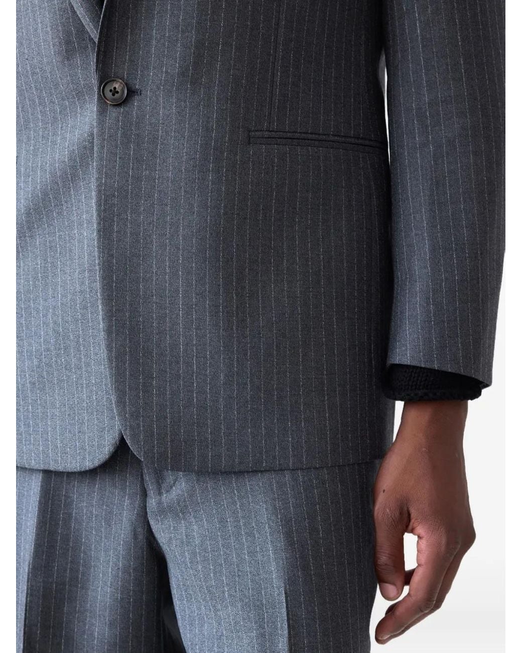 Carter Young Blue Elias Pinstripe Blazer for men