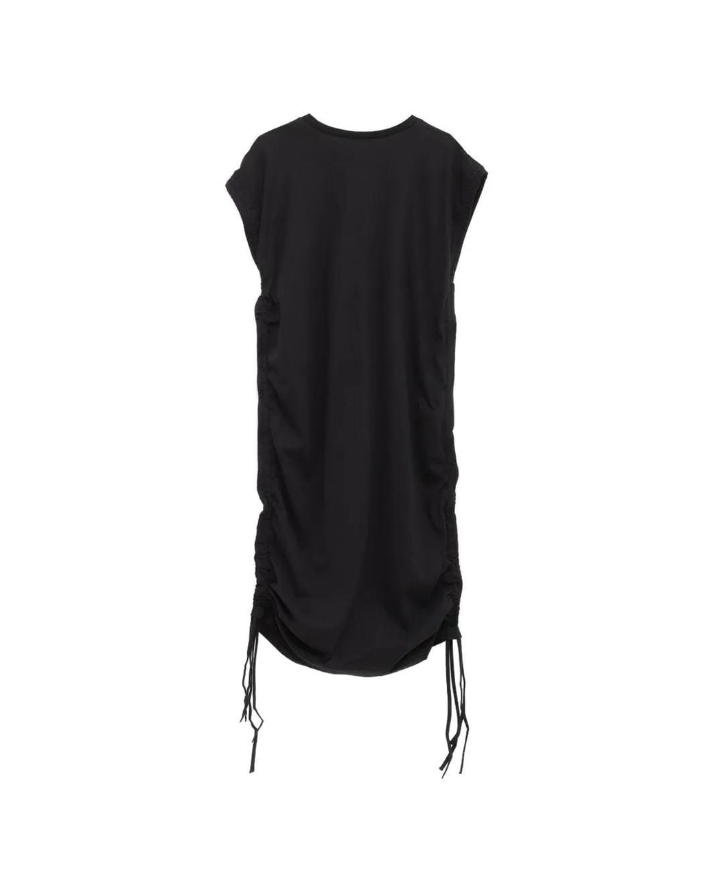 Baserange Black Drawstring Dress