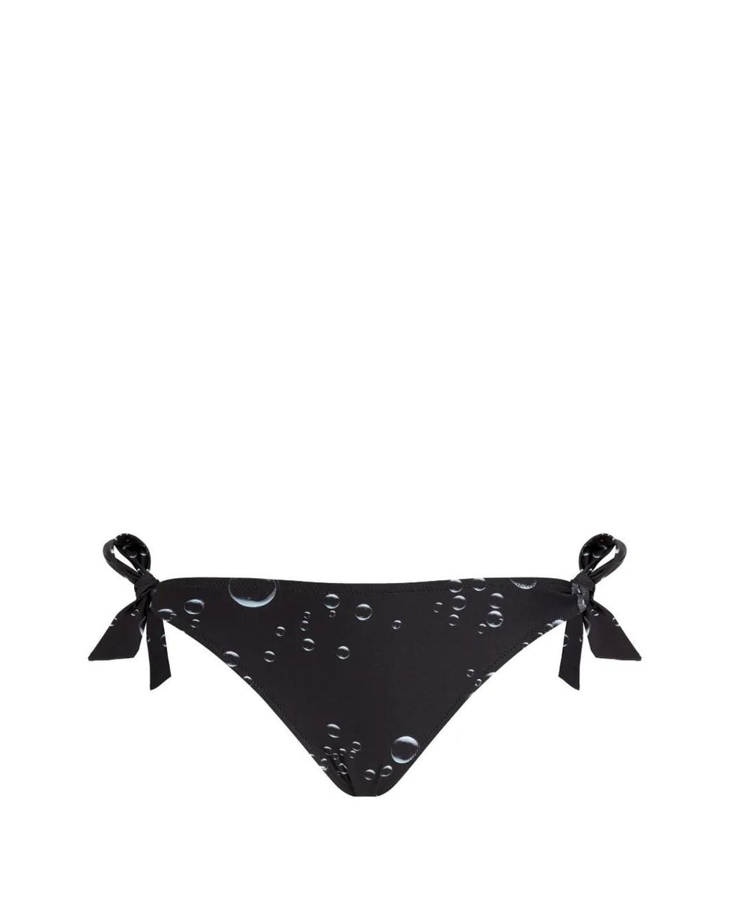 Vilebrequin Black Bubble-Print Side-Tie Bikini Bottoms