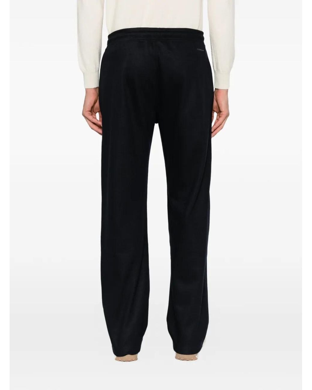Corneliani Black Pantalon De Jogging À Taille Élastiquée for men