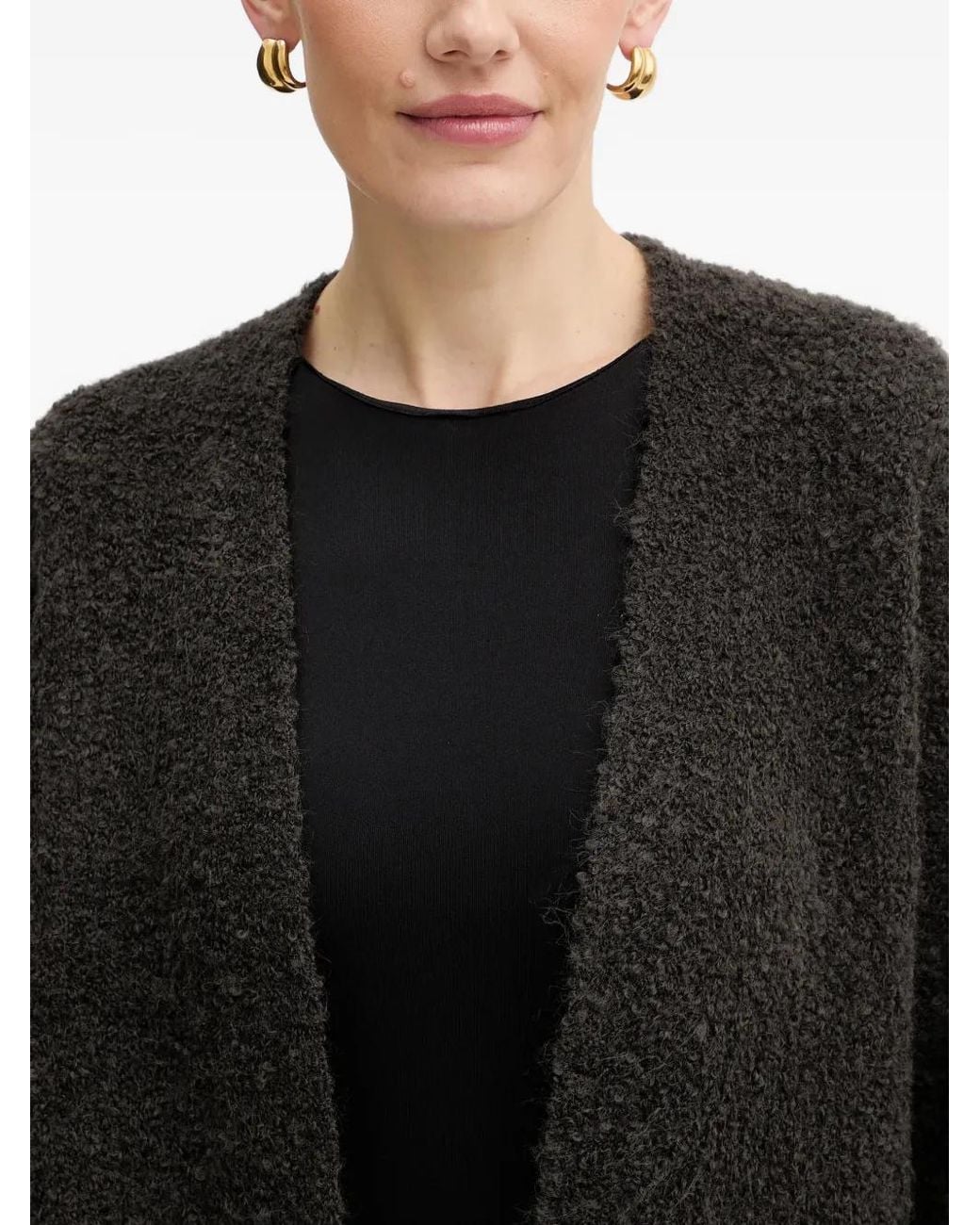 Guess Black Long-Sleeve Coat