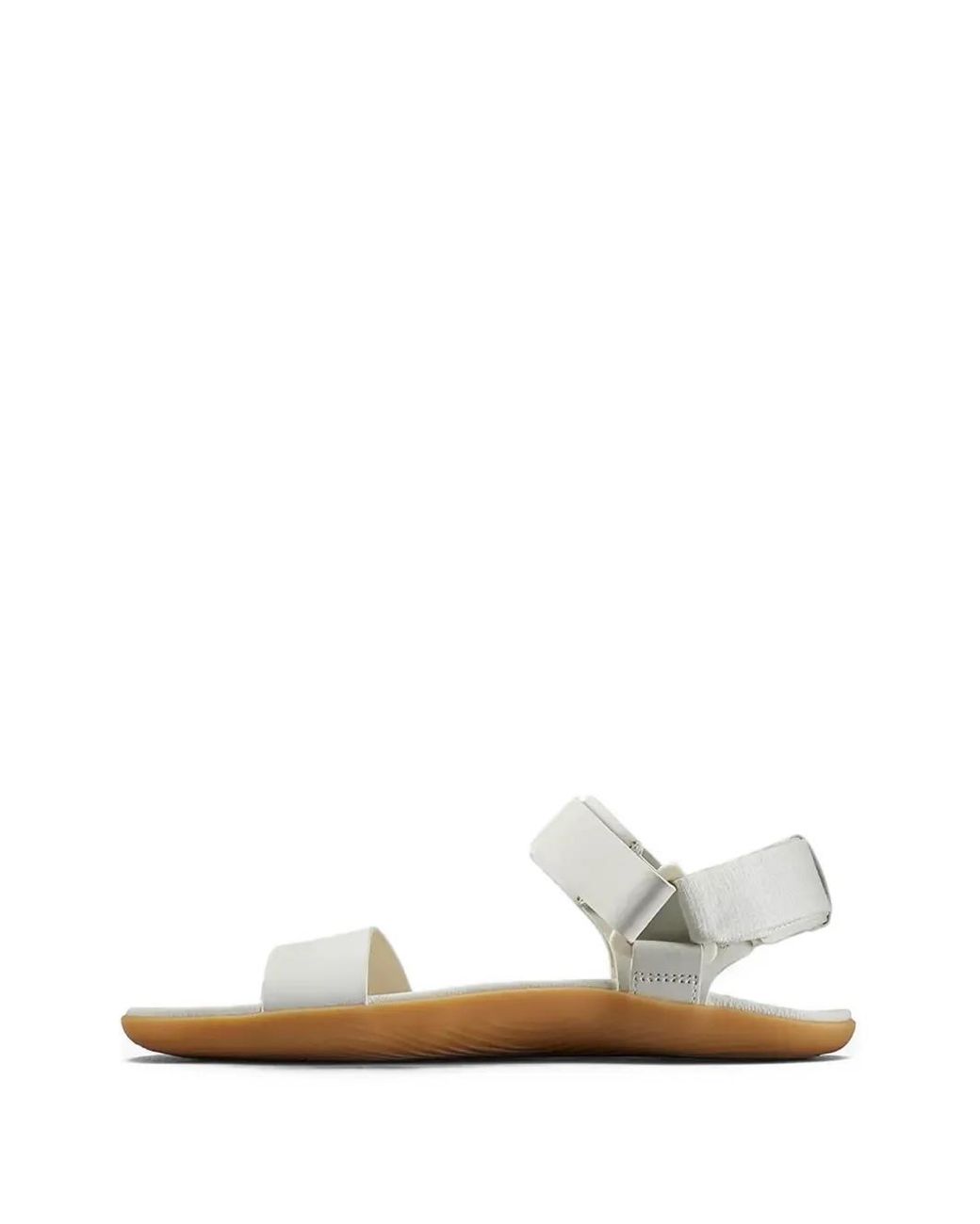 Vivobarefoot White Touch-Strap Leather Sandals