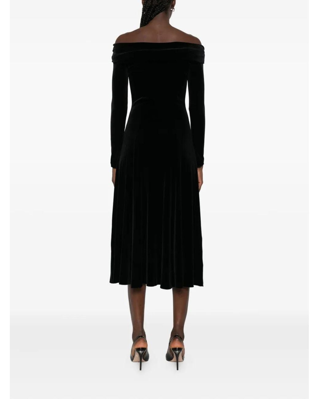 Nissa Black Off-Shoulder