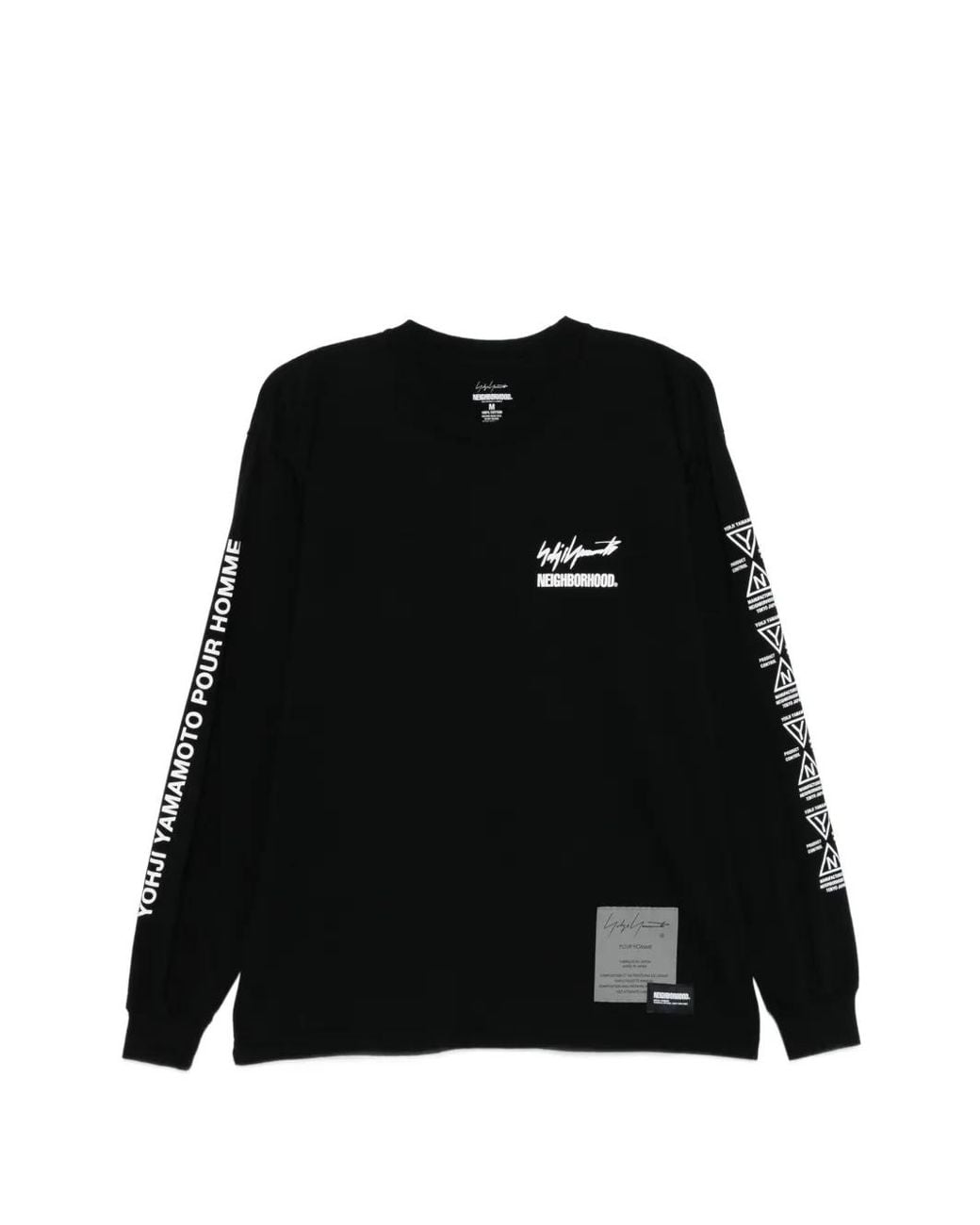 Yohji Yamamoto Black X Neighborhood Sweat À Manches Longues for men