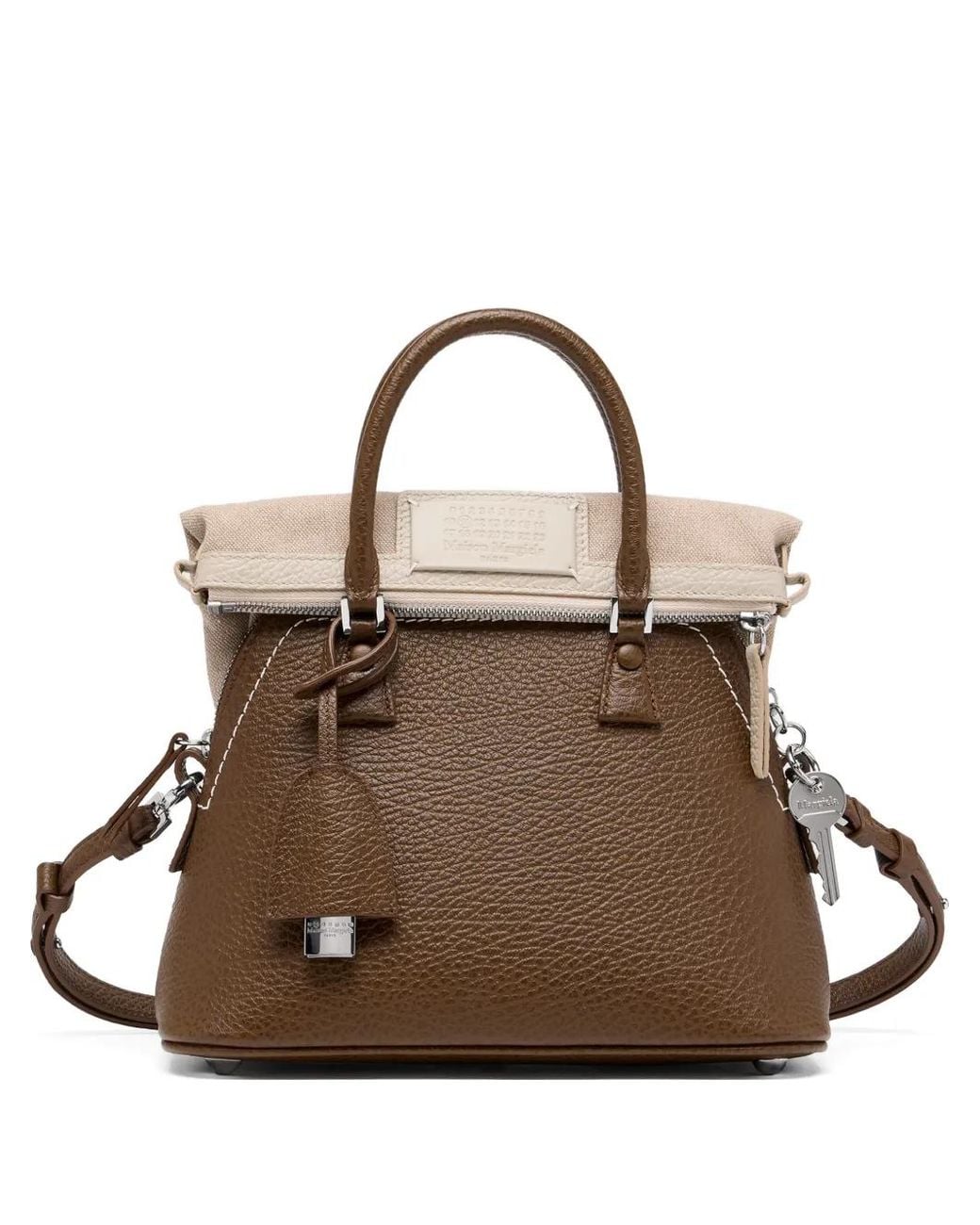 Maison Margiela Brown Mini 5Ac Classique Tote Bag